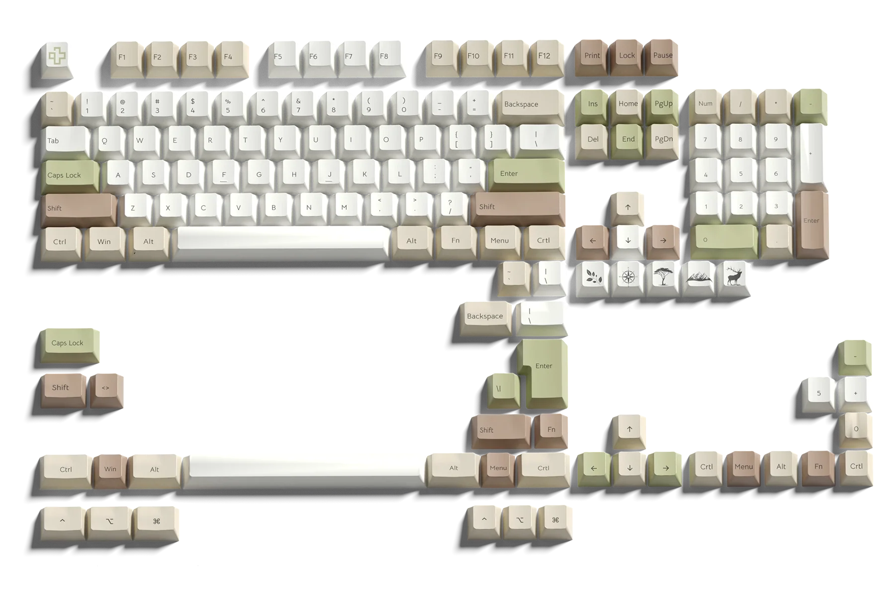 QwertyKey Earth Keycap Set