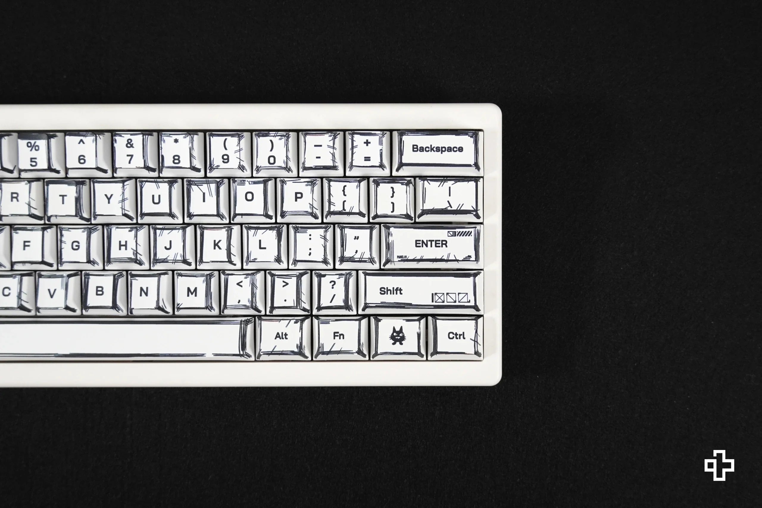 QwertyKey Manga Cherry Profile PBT Keycap Set