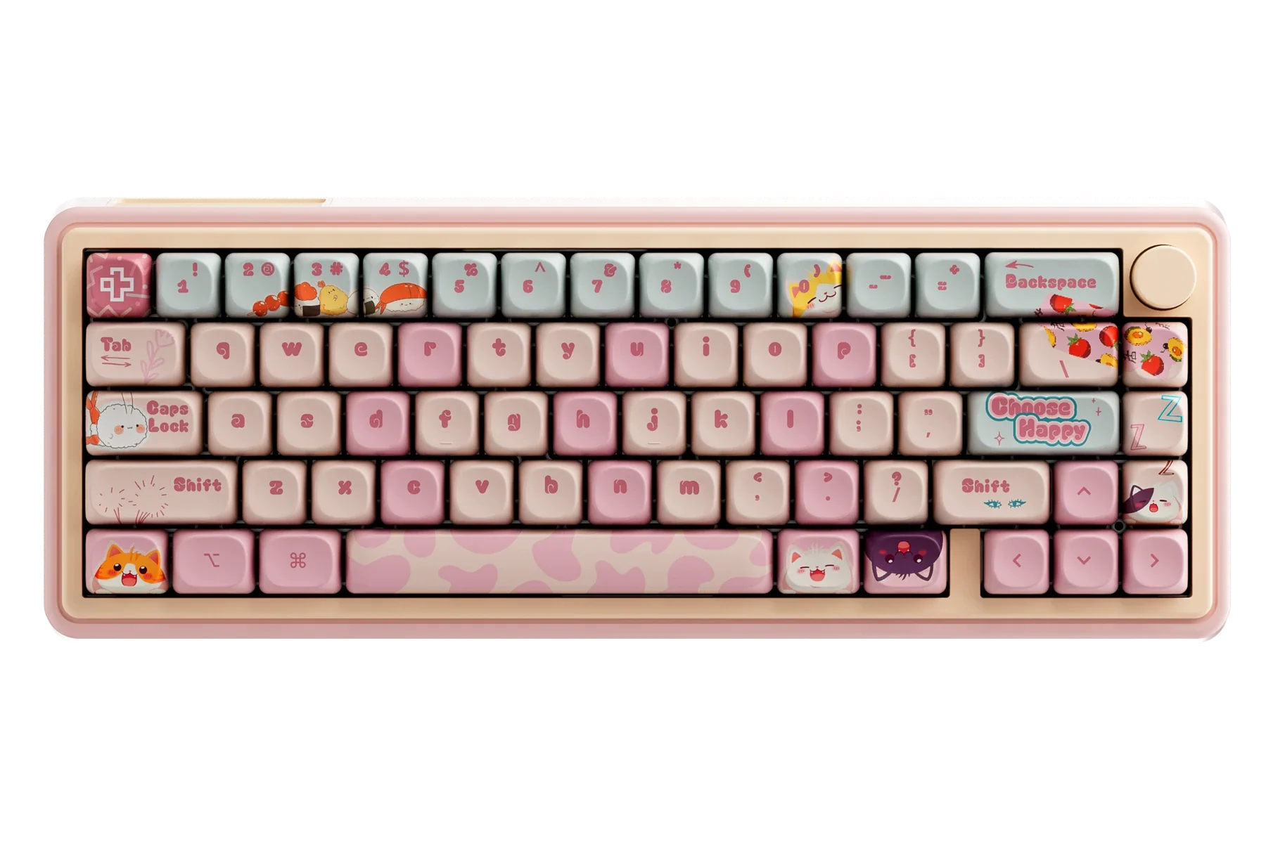 QwertyKey65 Pro Bliss Bluetooth Wireless VIA Hotswap RGB Mechanical Gaming Keyboard