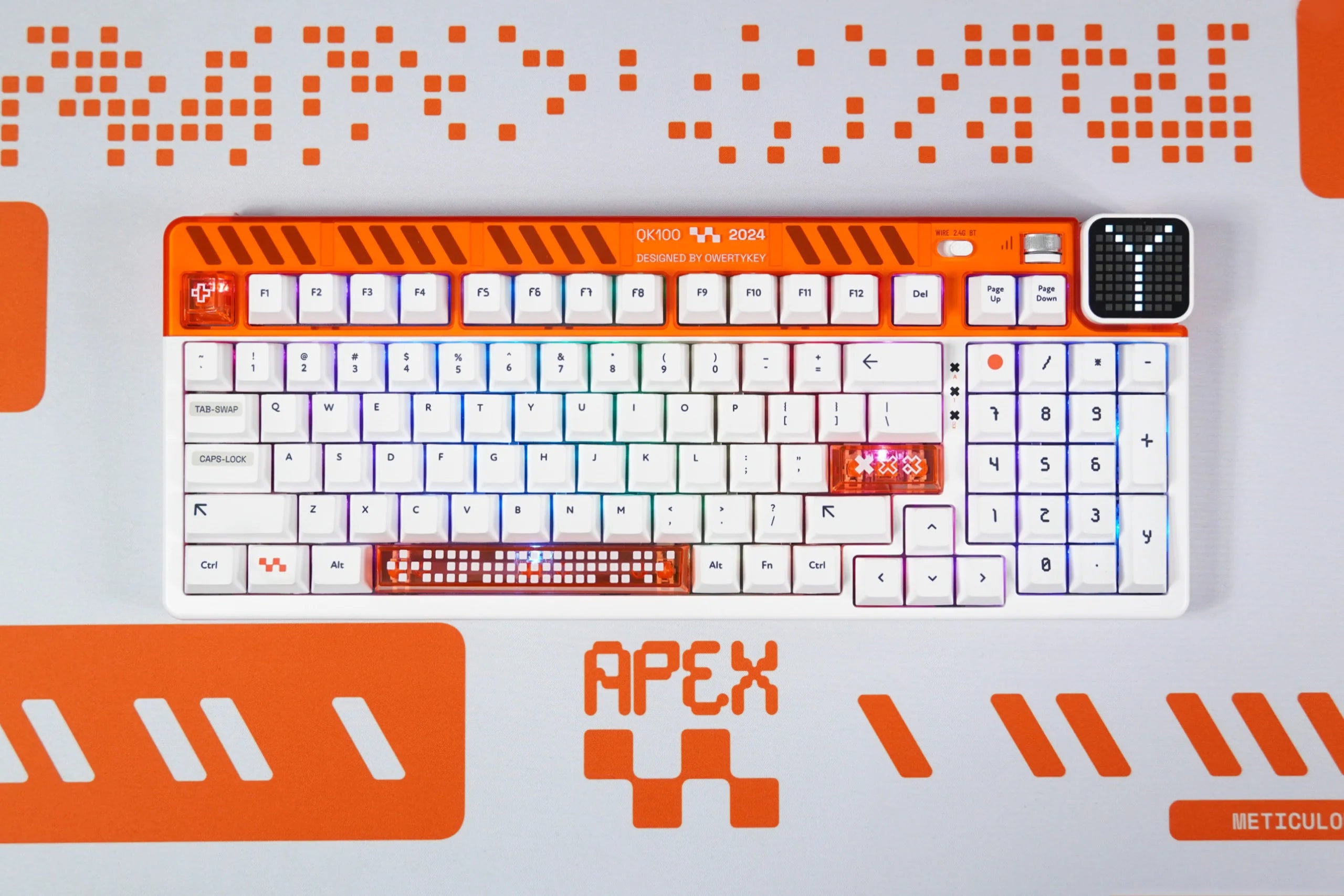 QwertyKey Apex Deskmat 4mm Stitched Edges
