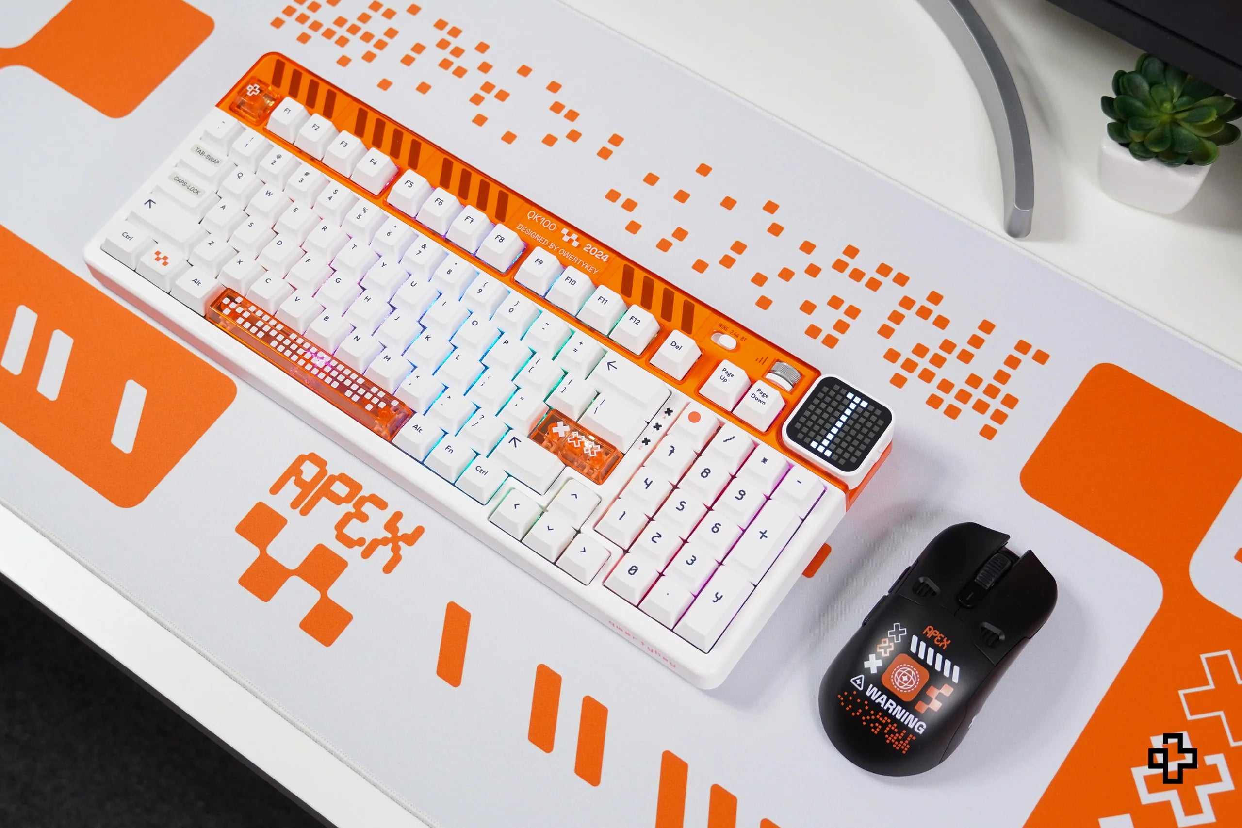 QwertyKey Apex Deskmat 4mm Stitched Edges