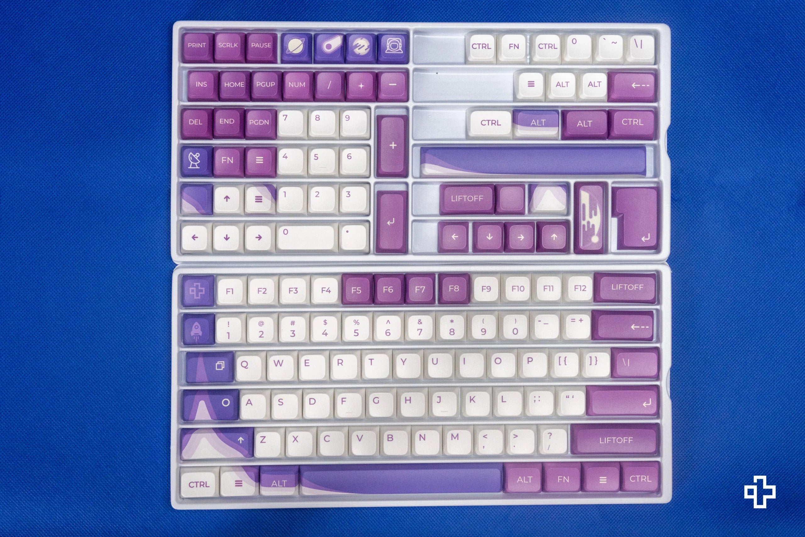 QwertyKey LiftOff XDA Profile PBT Keycap Set