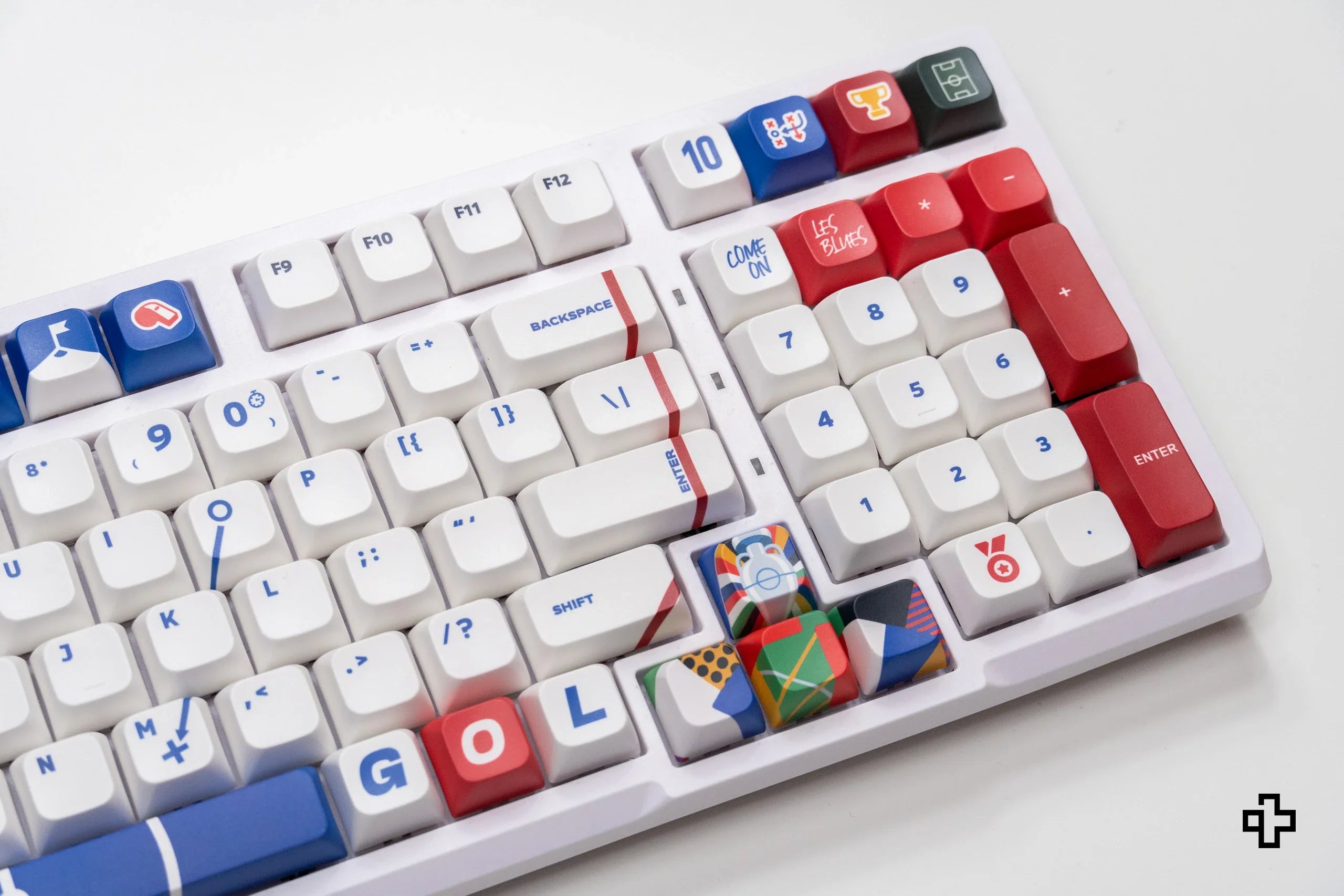 QwertyKey Euro 2024 England XDA Profile PBT Keycap Set