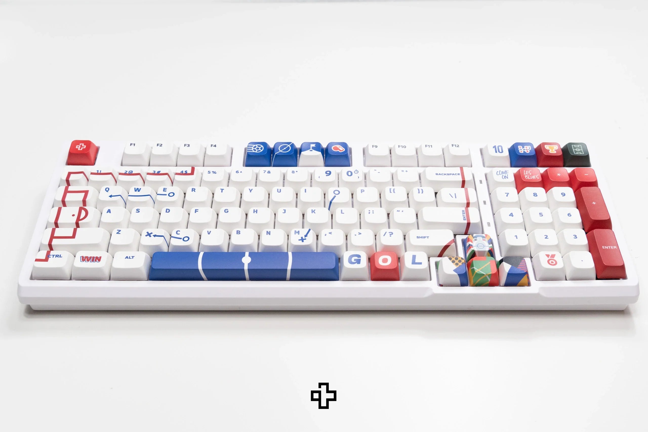 QwertyKey Euro 2024 England XDA Profile PBT Keycap Set