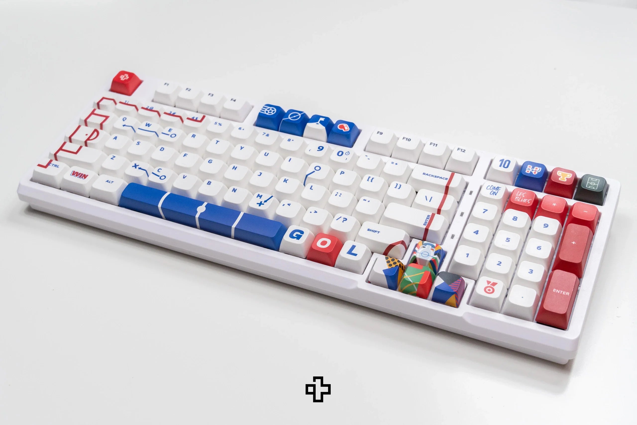 QwertyKey Euro 2024 England XDA Profile PBT Keycap Set