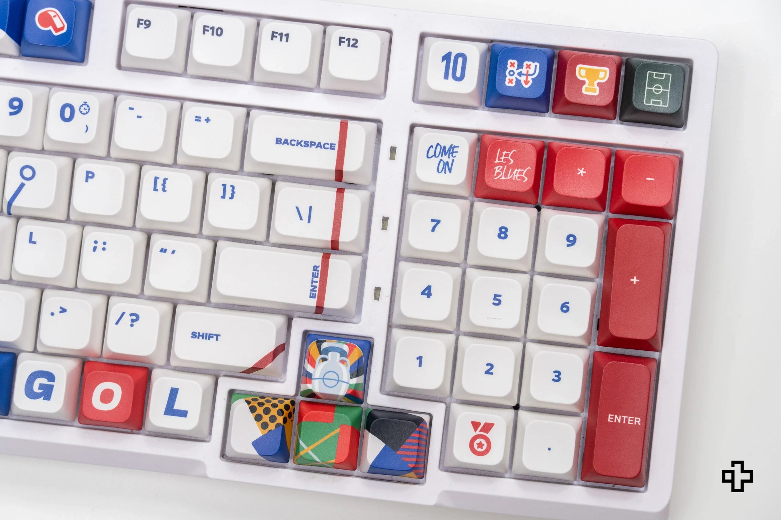 QwertyKey Euro 2024 England XDA Profile PBT Keycap Set