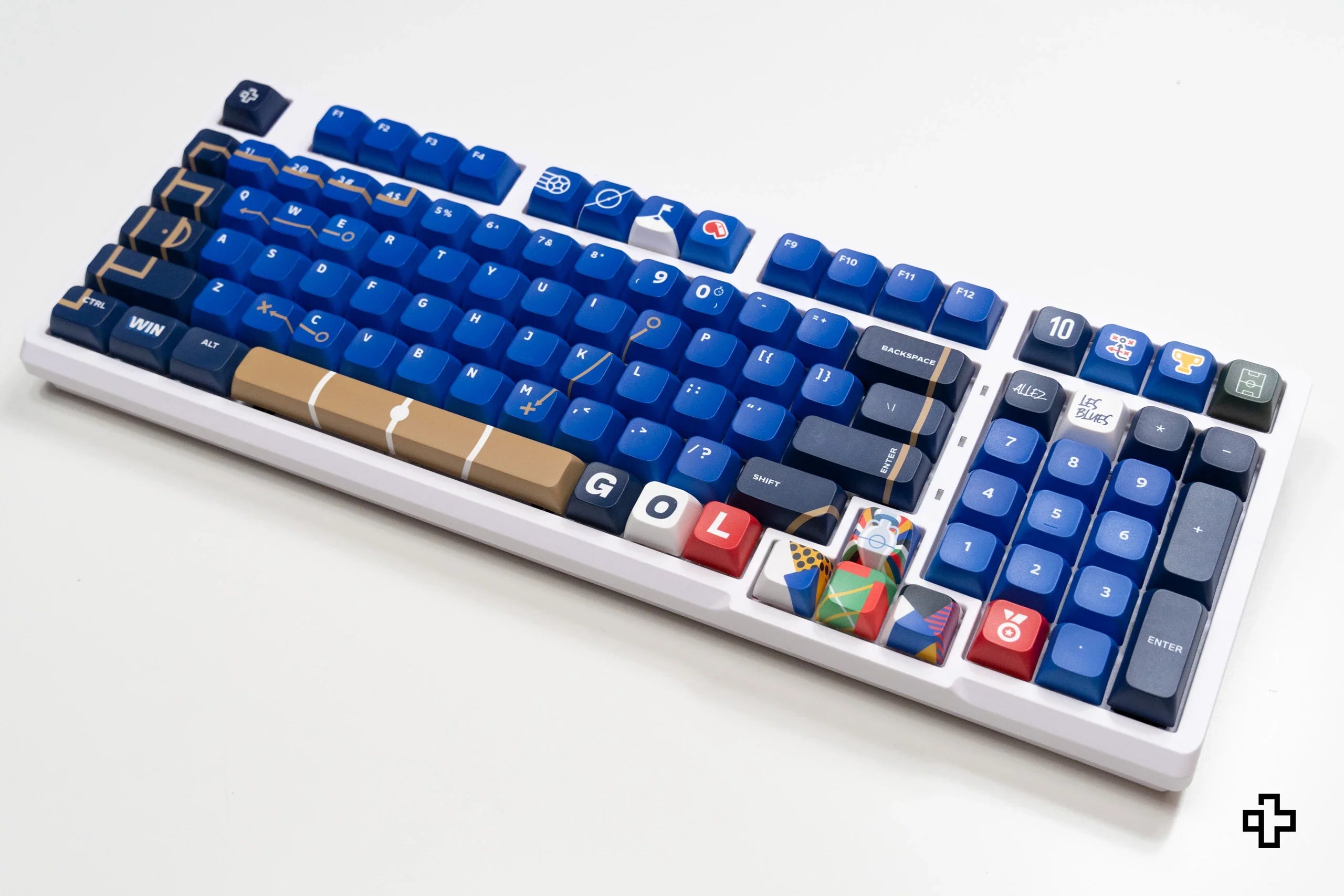 QwertyKey Euro 2024 France XDA Profile PBT Keycap Set