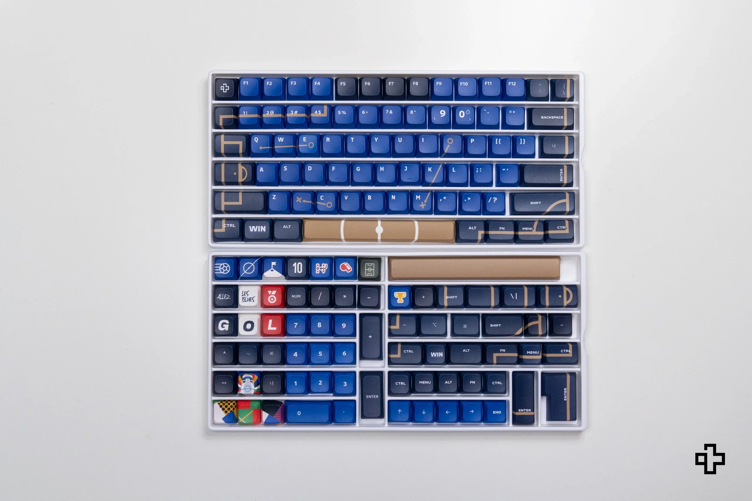 QwertyKey Euro 2024 France XDA Profile PBT Keycap Set