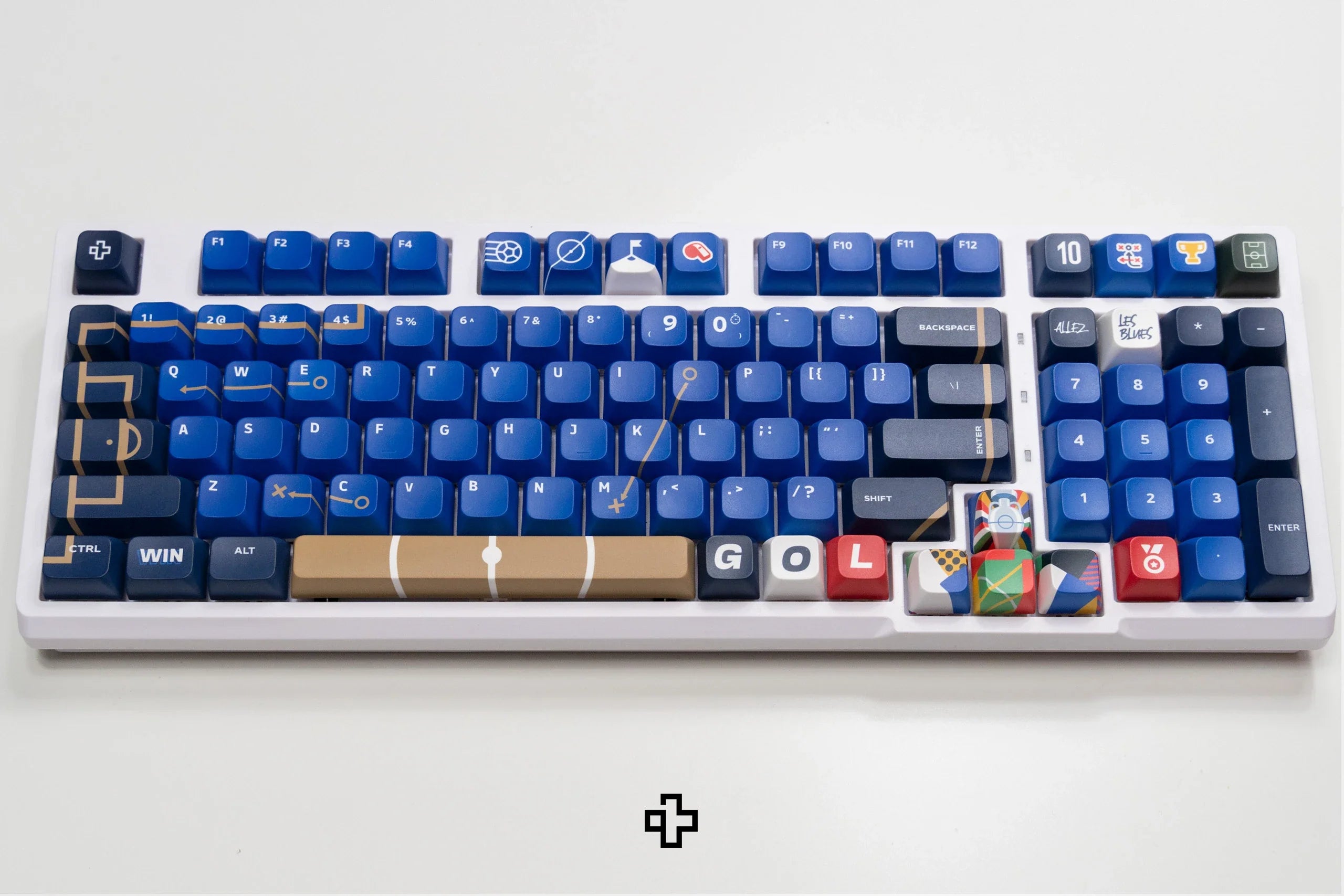 QwertyKey Euro 2024 France XDA Profile PBT Keycap Set