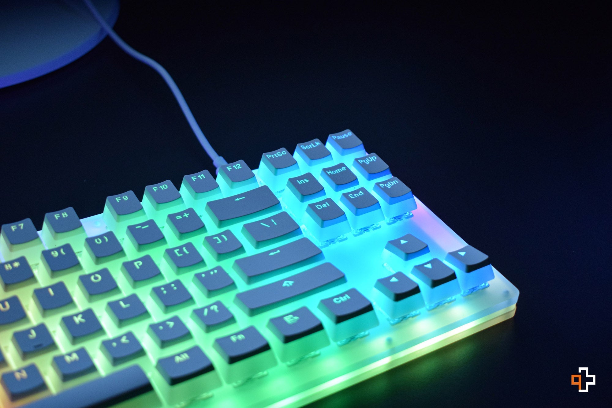 Set Keycaps White Pudding Translucent Profile OEM Material PBT - QwertyKey