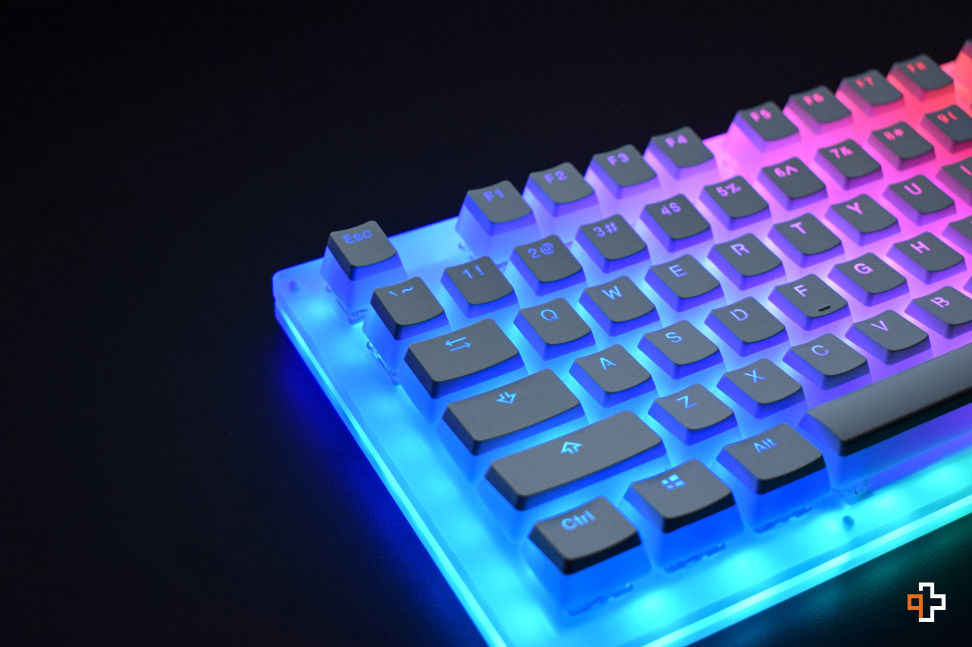Set Keycaps White Pudding Translucent Profile OEM Material PBT - QwertyKey