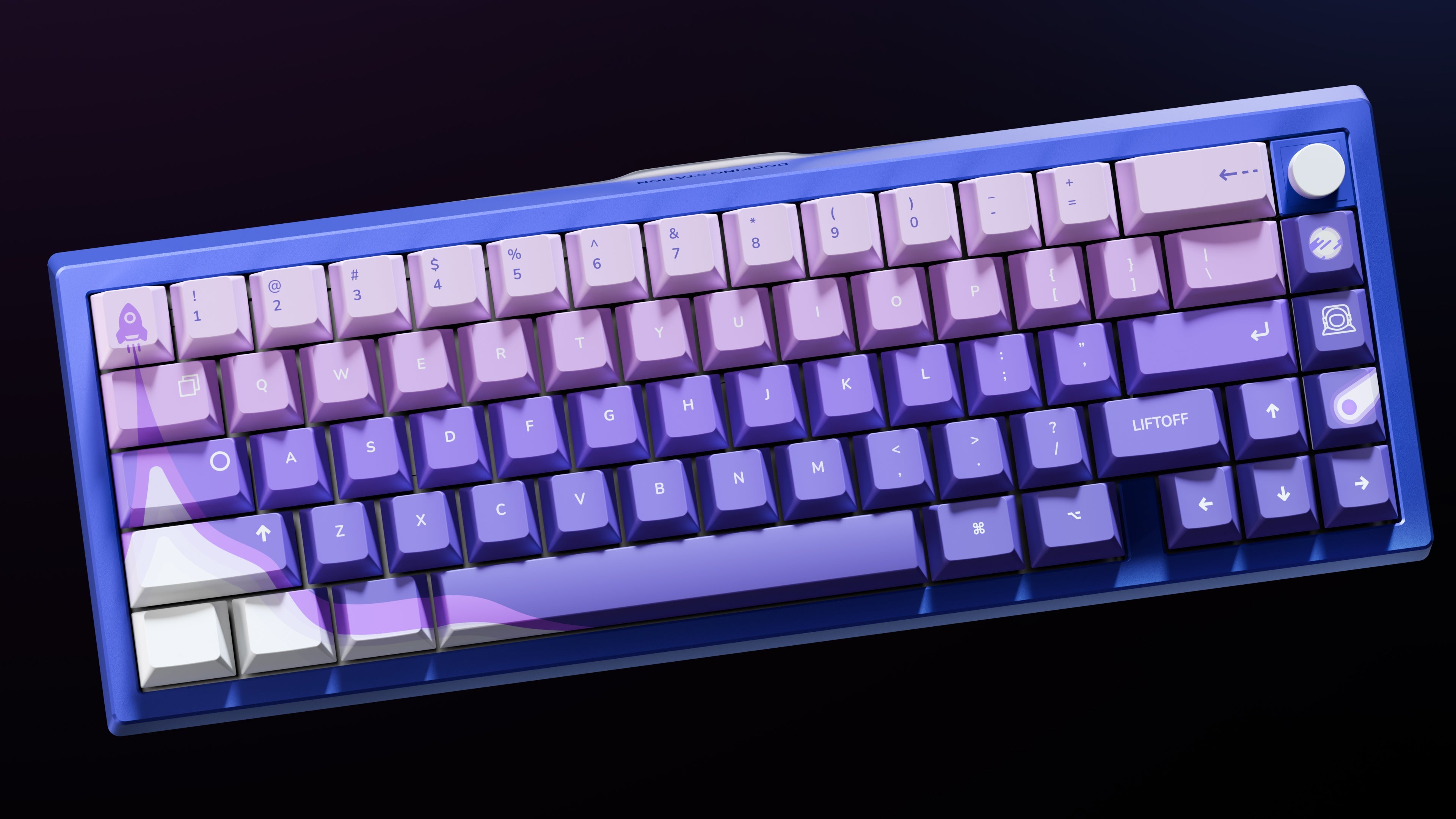 QwertyKey x Meletrix Zoom65 V3 Liftoff, Custom Aluminum Keyboard, Bluetooth, Wireless, QMK/VIA, Full RGB