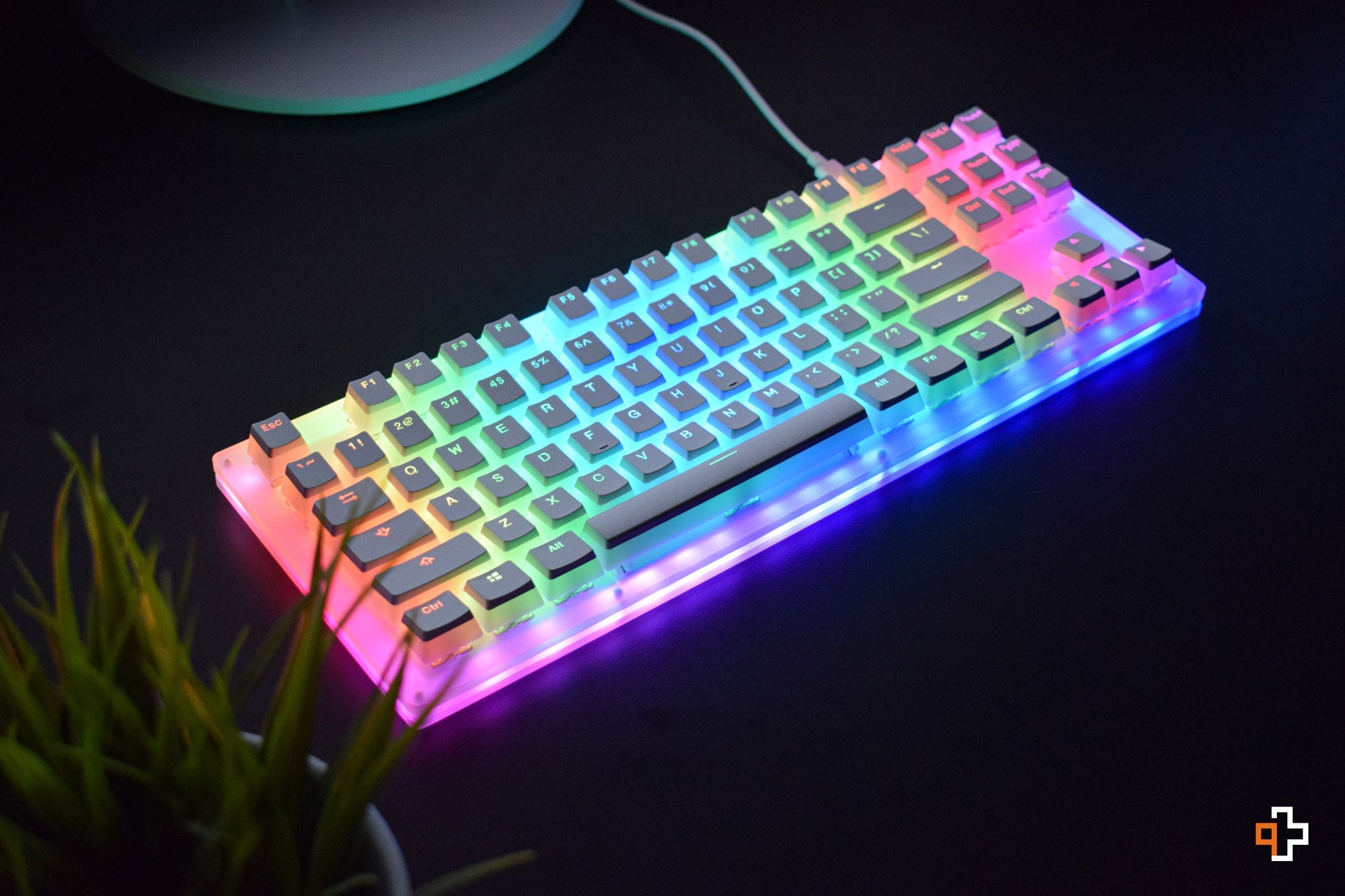 Set Keycaps White Pudding Translucent Profile OEM Material PBT - QwertyKey