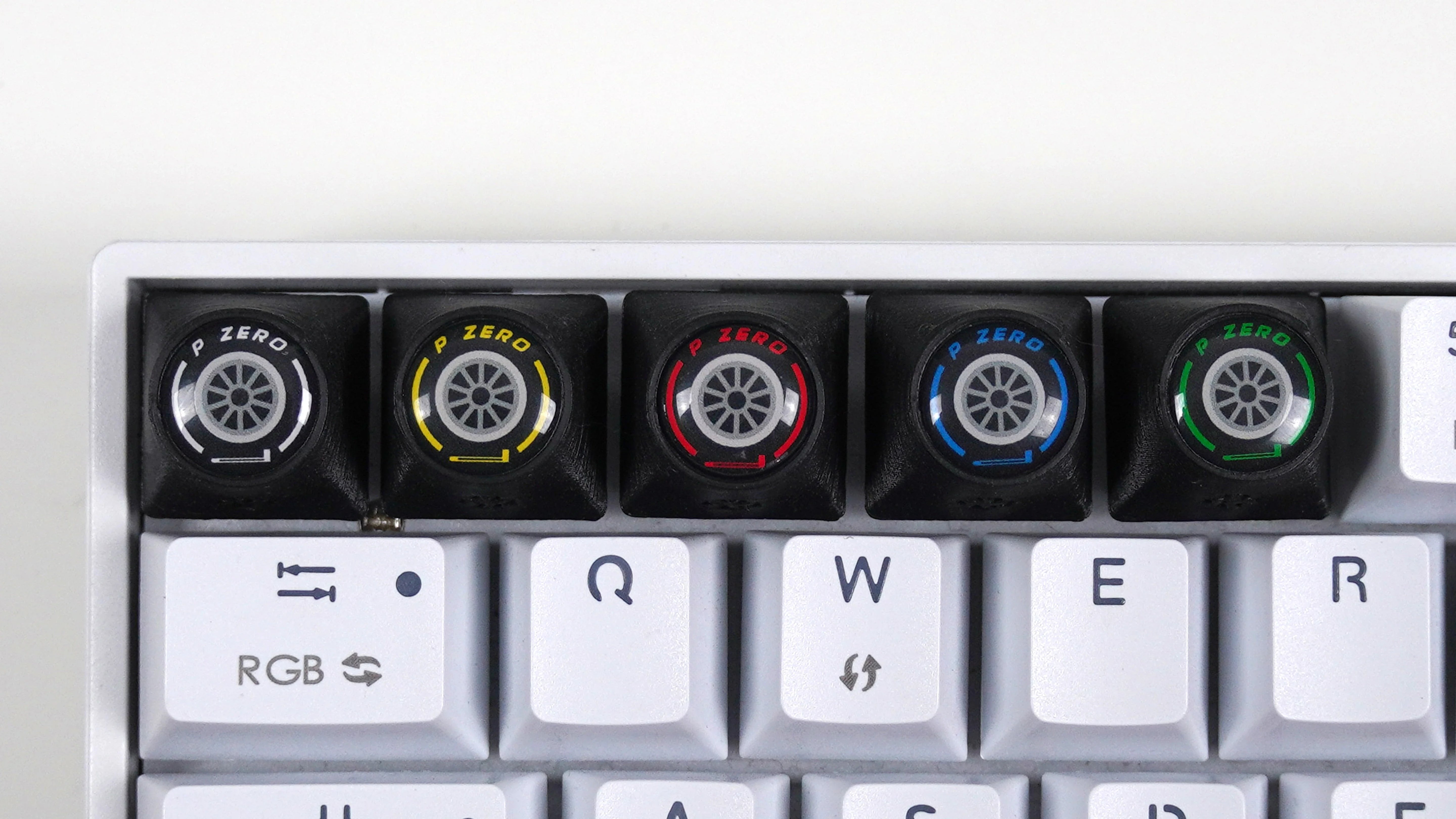 Artisan F1 Tyres - Hard - Medium - Soft - Wet - Intermediate Keycap