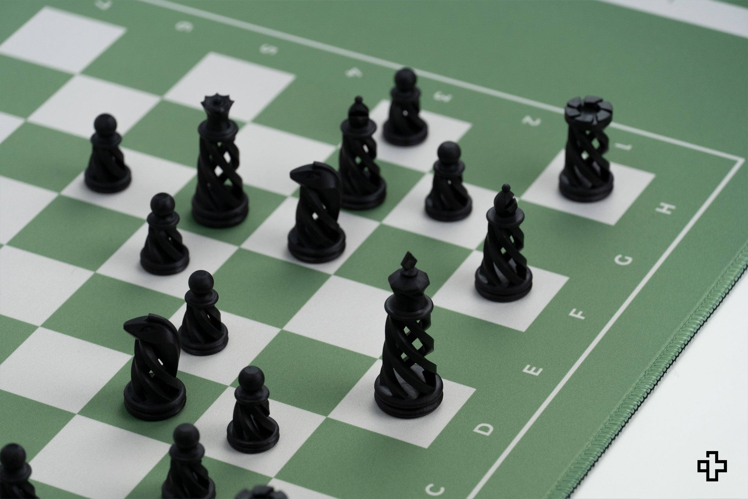 QwertyKey Chess Deskmat 4mm Stitched Edges
