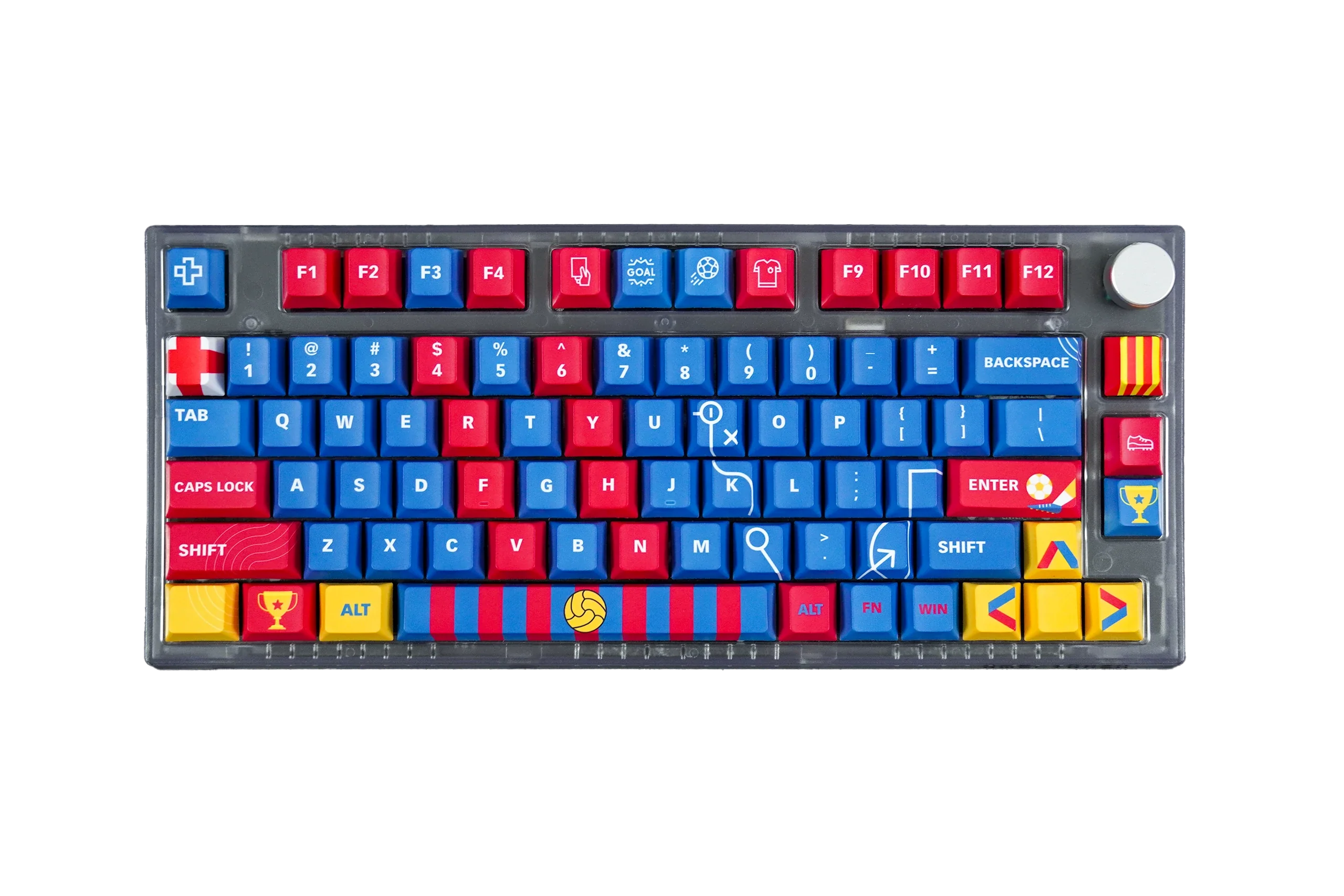 QwertyKey Catalunya Dye Sub Cherry Profile Keycap Set