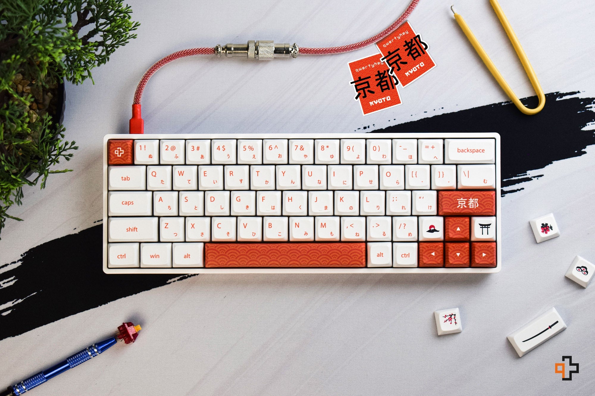 Set Keycaps QwertyKey Kyoto Profile XDA Material PBT - QwertyKey