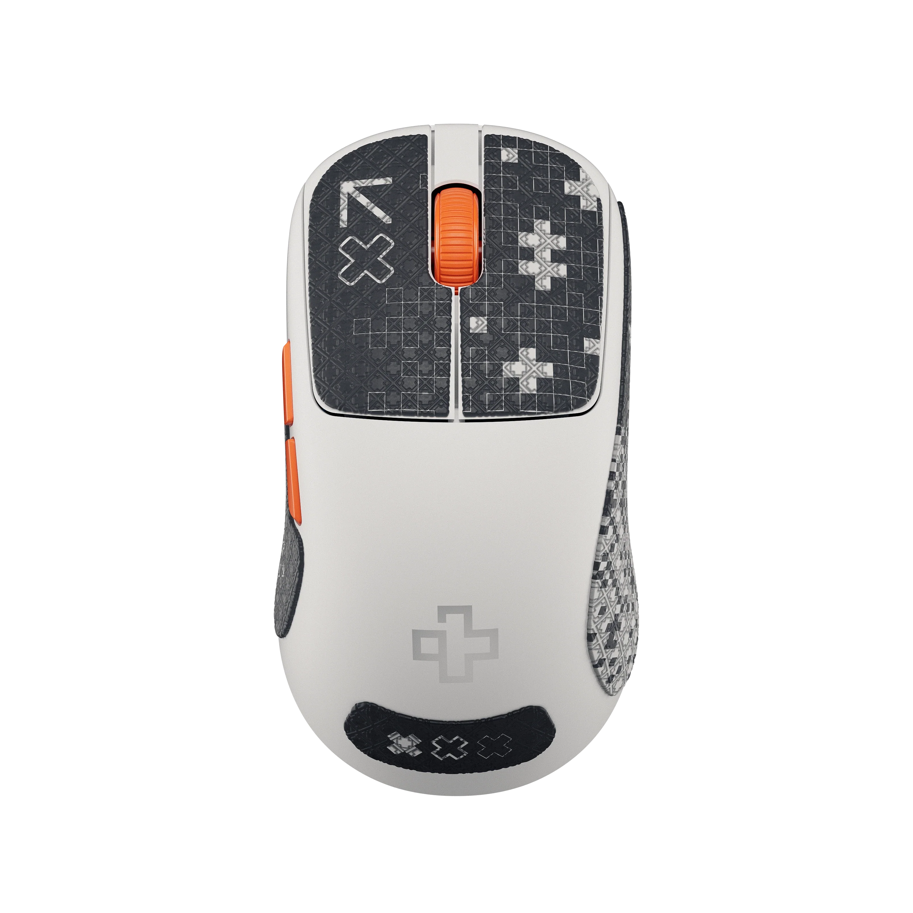 QwertyKey Falcon White 8K, 30.000 DPI, Bluetooth Wireless Trio Mode, Pixart 3950 Gaming Mouse