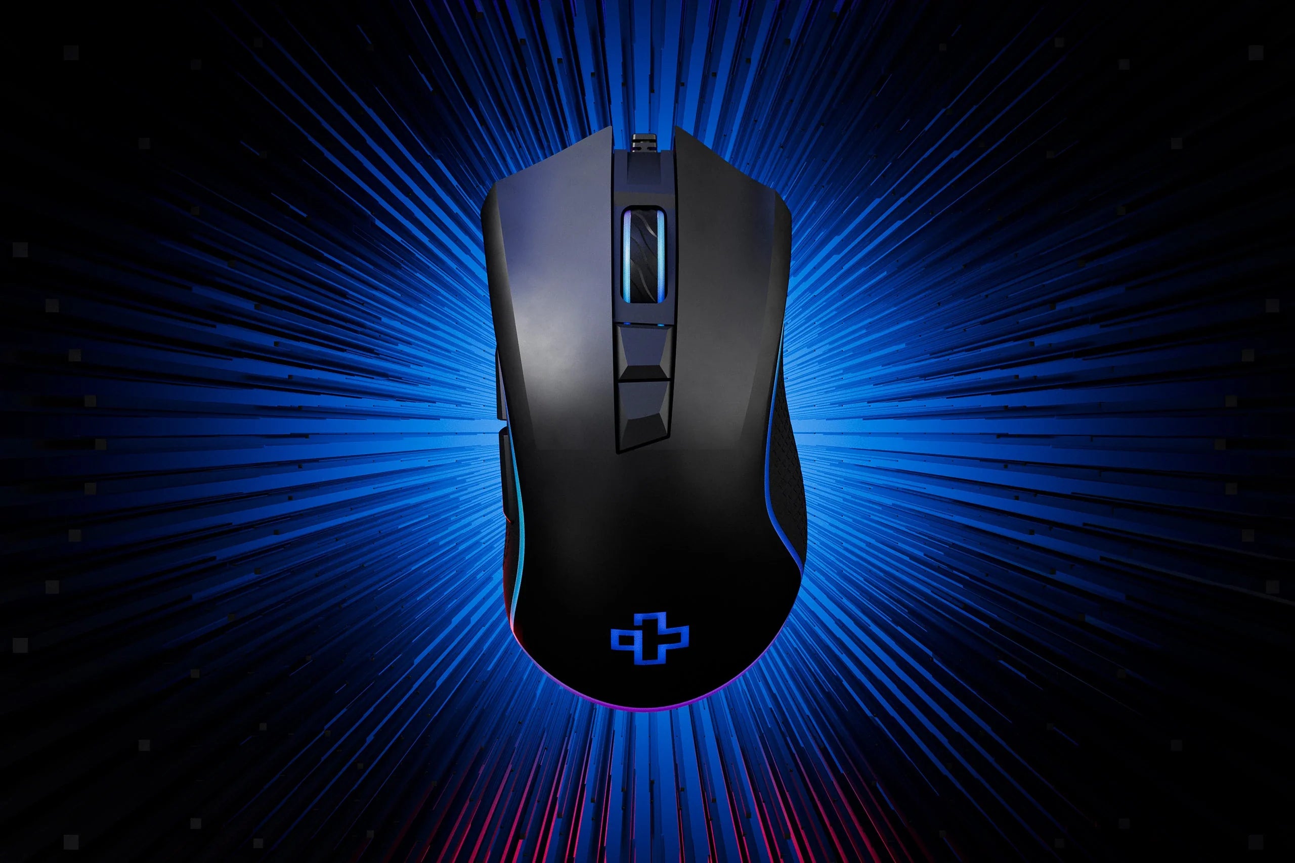 QwertyKey Forge Black, RGB, 12.000 DPI, Software Gaming Mouse
