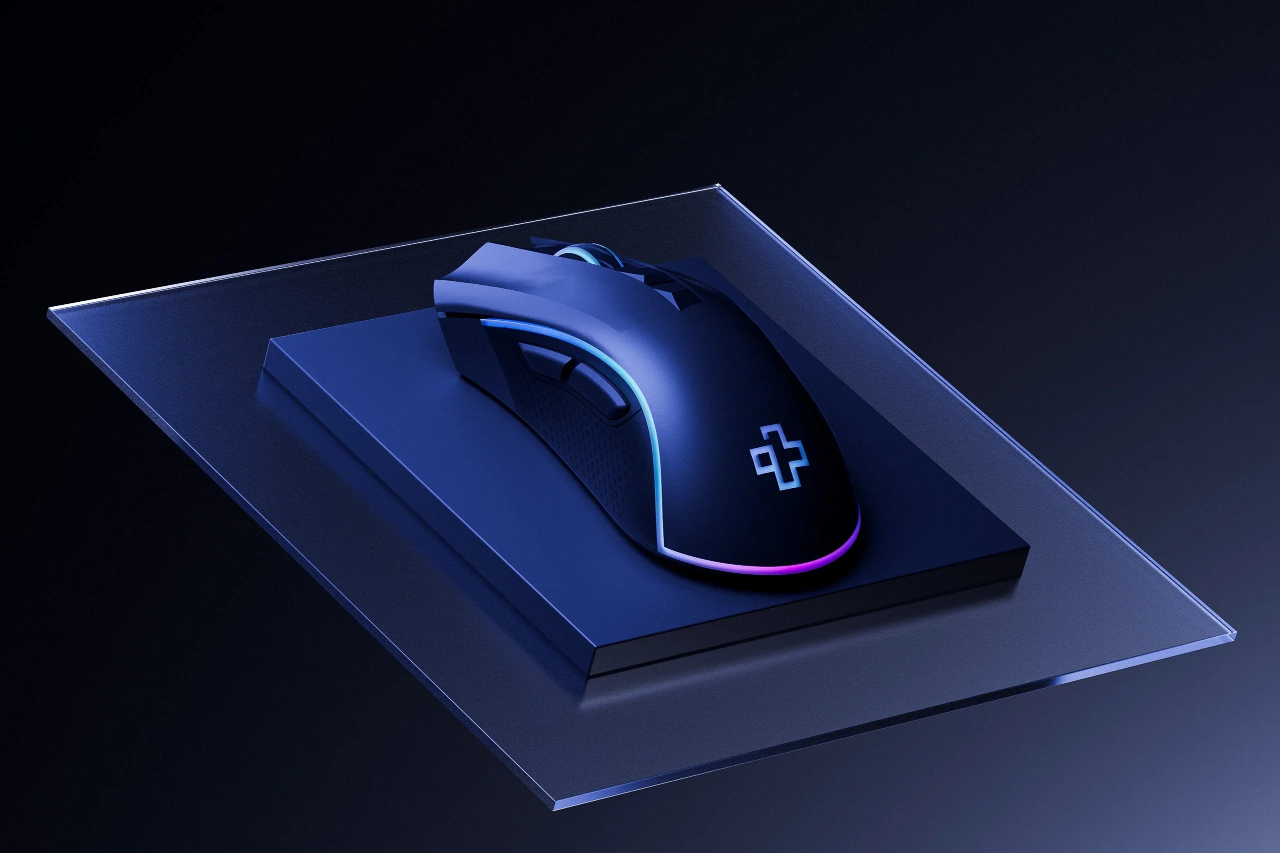 QwertyKey Forge Black, RGB, 12.000 DPI, Software Gaming Mouse