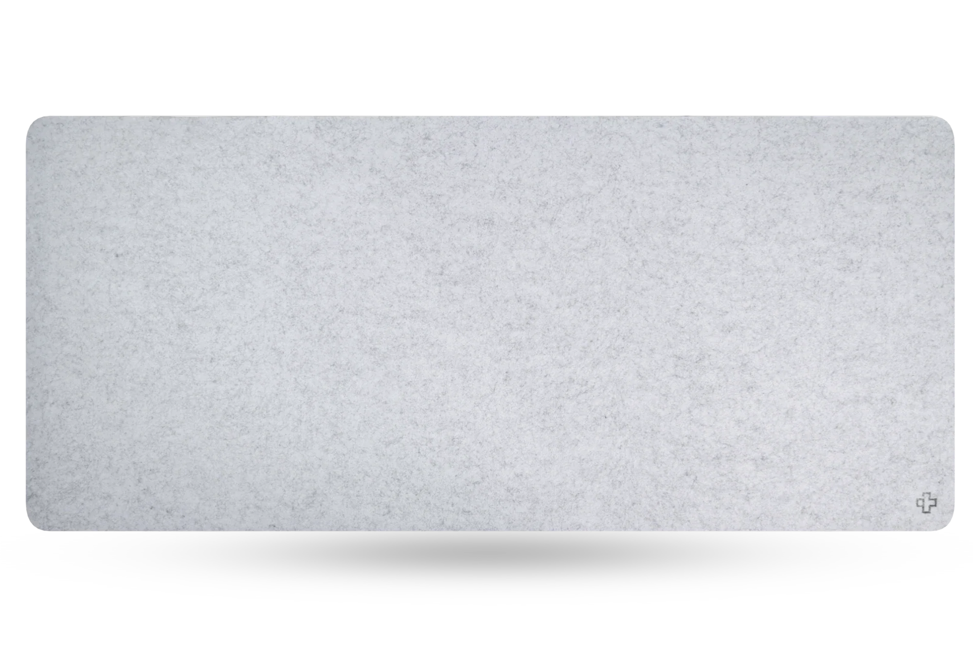 QwertyKey Felt Gray Office Desk Pad