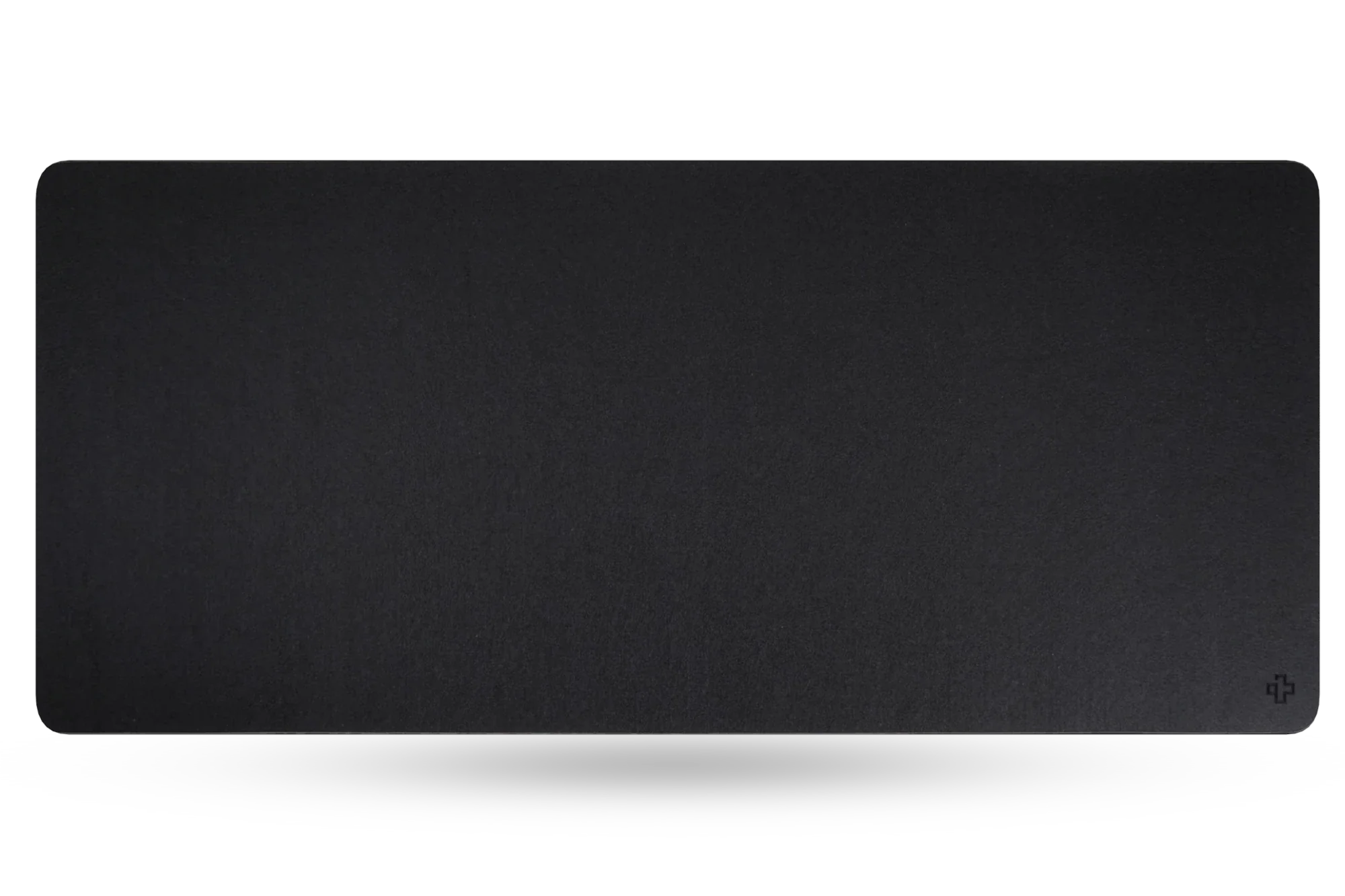 QwertyKey Felt Black Office Desk Pad