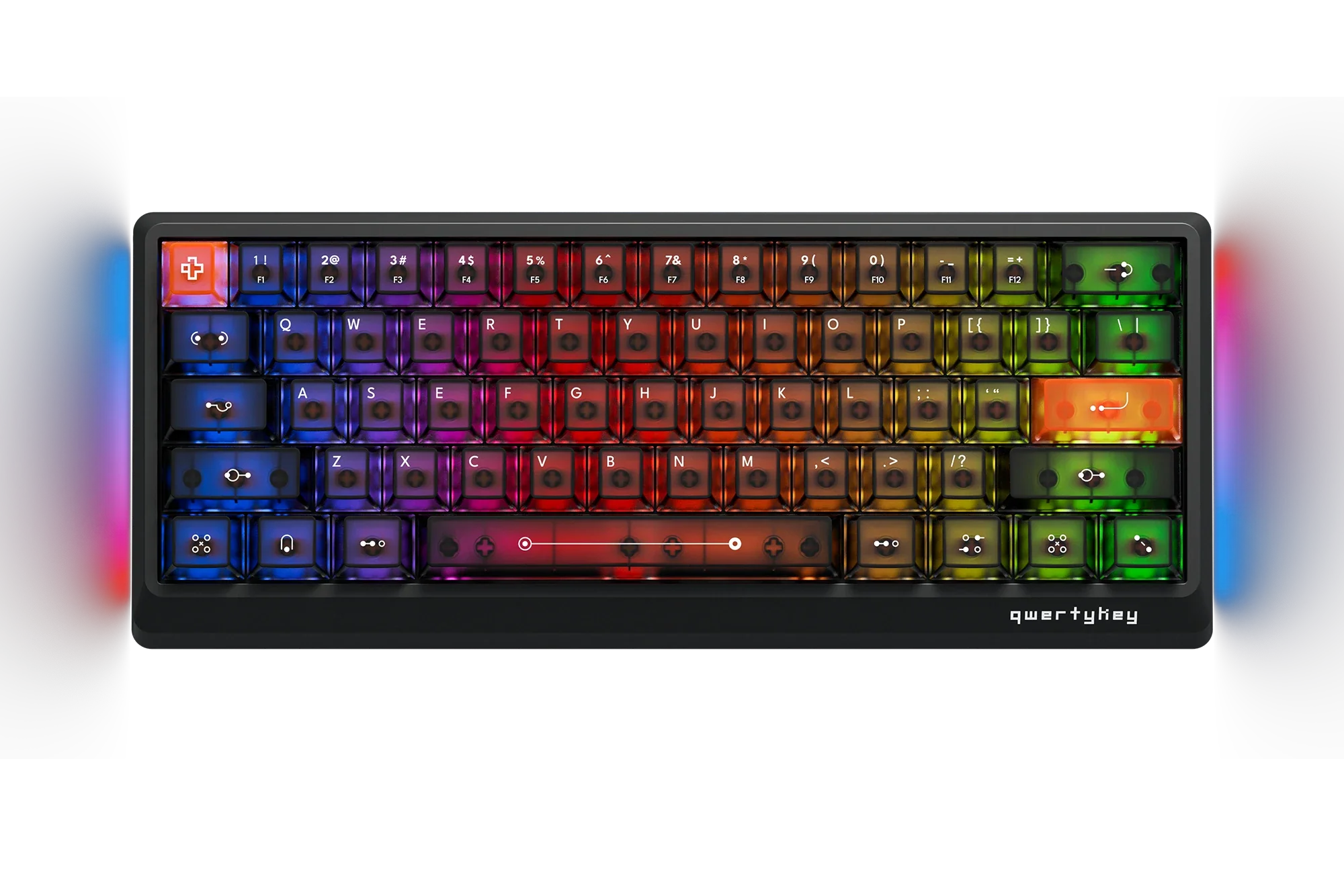 QK61 HE Phantom Black – Mechanical Gaming Keyboard Hall Effect, Rapid Trigger, RGB, Snap Tap, Magnetic Switches