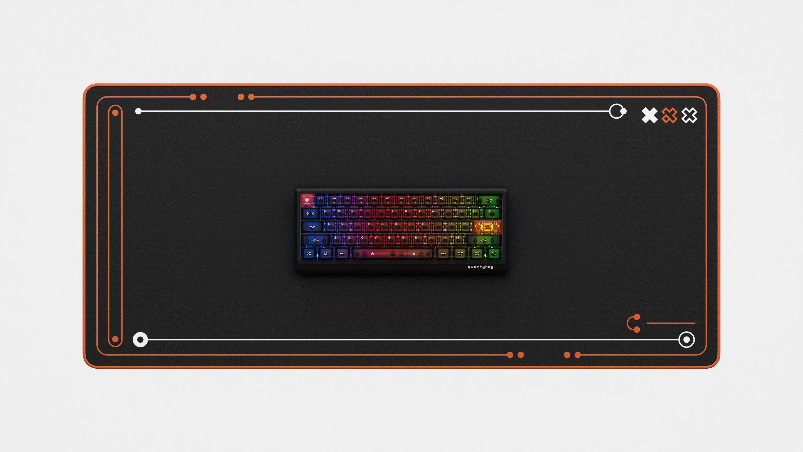 QK61 HE Phantom Black – Mechanical Gaming Keyboard Hall Effect, Rapid Trigger, RGB, Snap Tap, Magnetic Switches