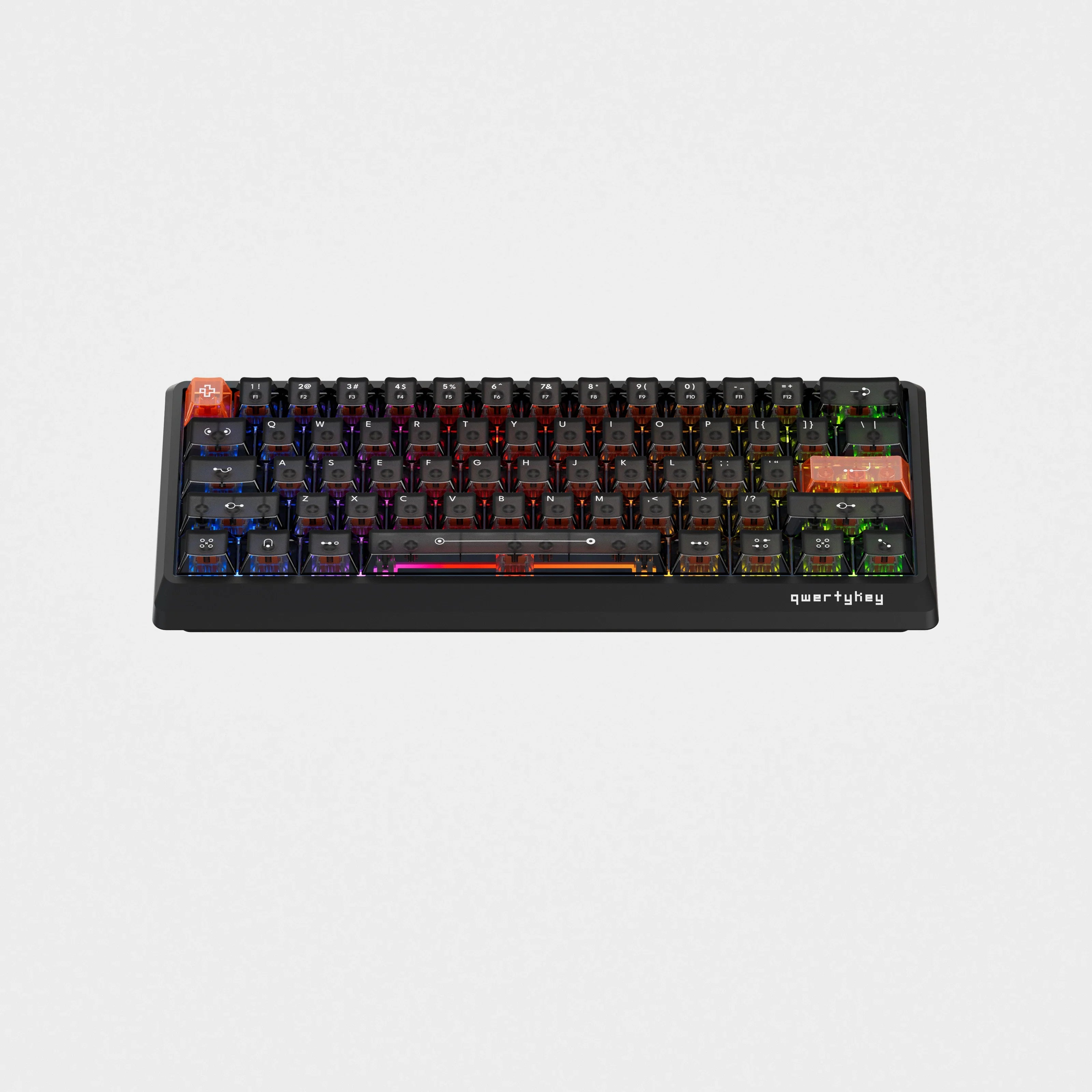 QK61 HE Phantom Black – Mechanical Gaming Keyboard Hall Effect, Rapid Trigger, RGB, Snap Tap, Magnetic Switches