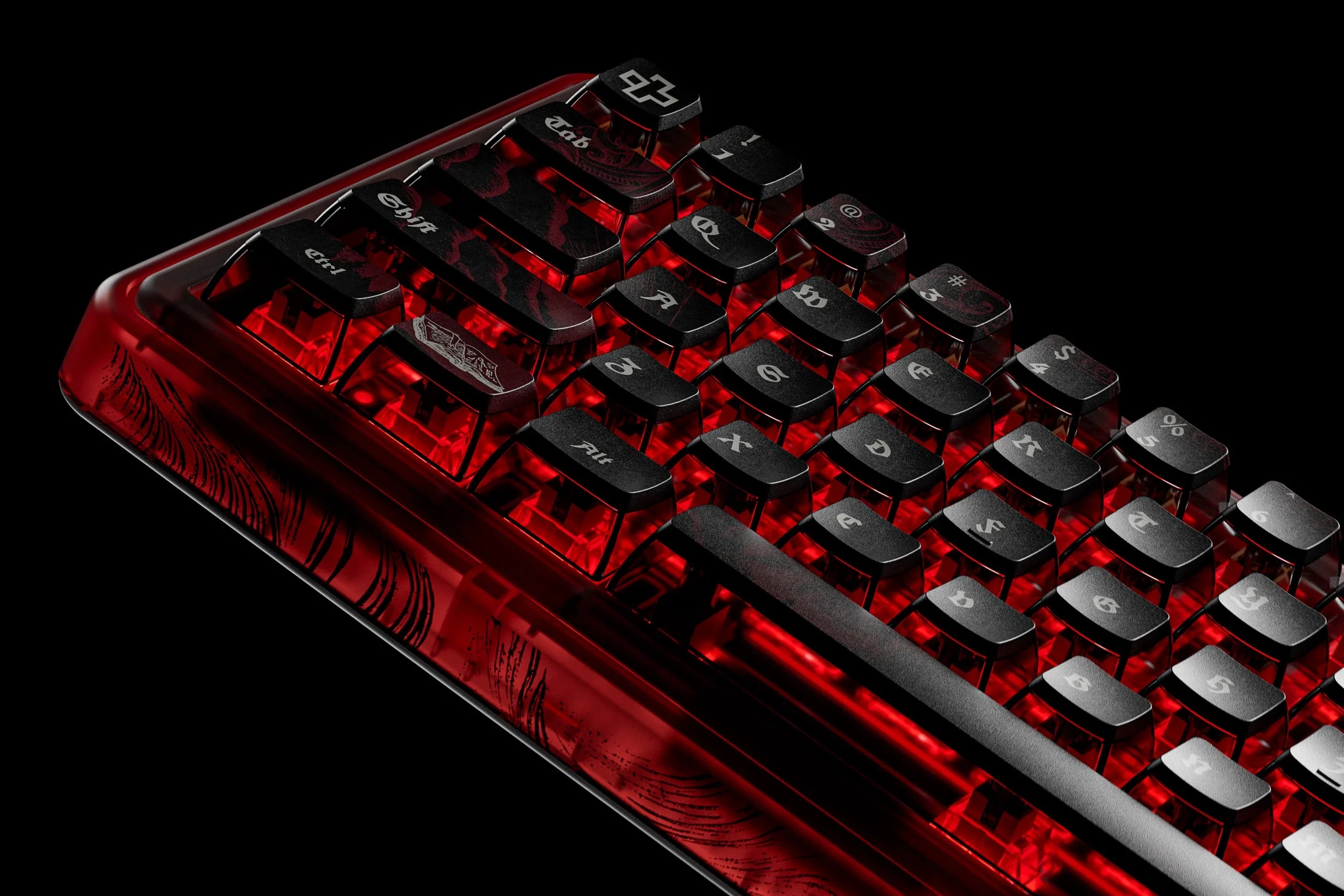 QwertyKey65 Pro Dracula Bluetooth Wireless VIA Hotswap RGB Mechanical Gaming Keyboard