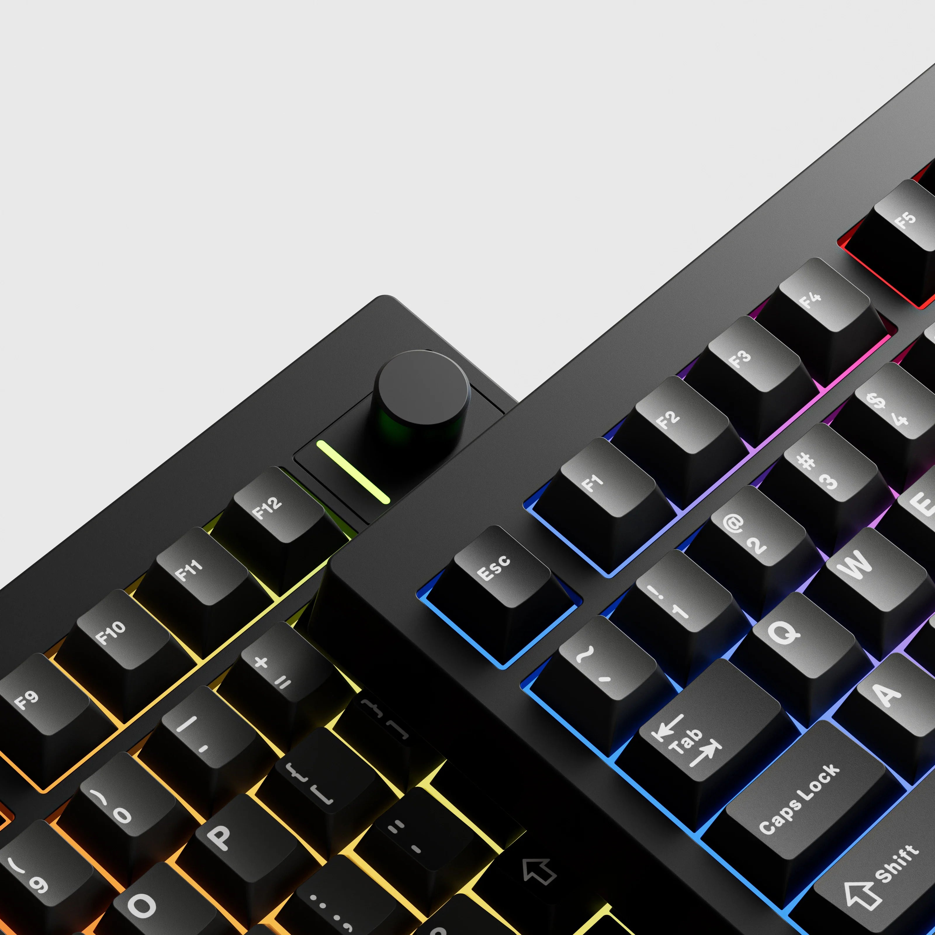 QwertyKey75 Pro V2 Black Bluetooth Wireless Hotswap RGB Web Software Gasket Mounted Mechanical Gaming Keyboard