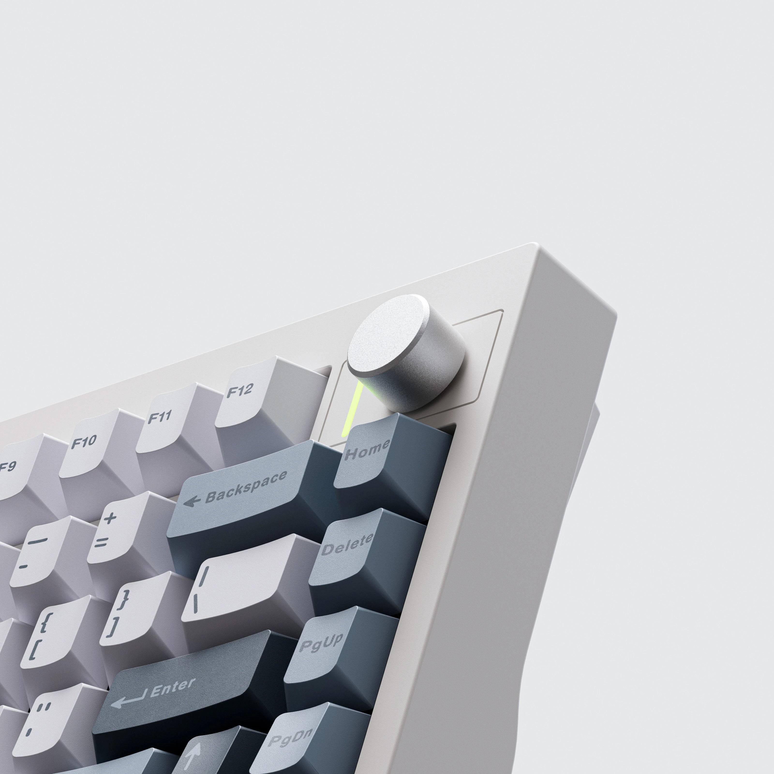 QwertyKey75 Pro V2 White Bluetooth Wireless Hotswap RGB Web Software Gasket Mounted Mechanical Gaming Keyboard