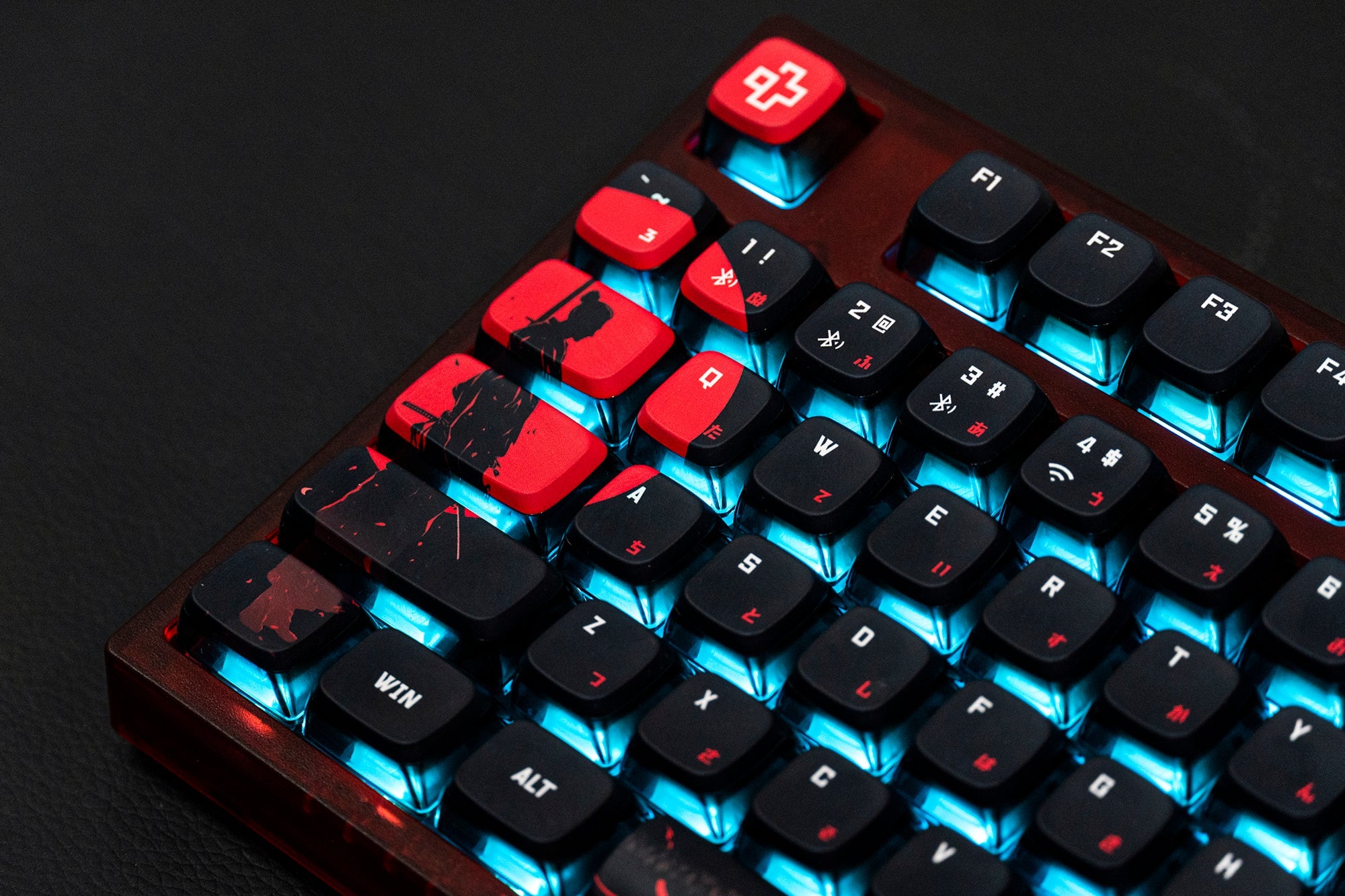 QwertyKey75 Samurai Bluetooth Wireless Hotswap RGB VIA/QMK Gasket Mounted Mechanical Gaming Keyboard