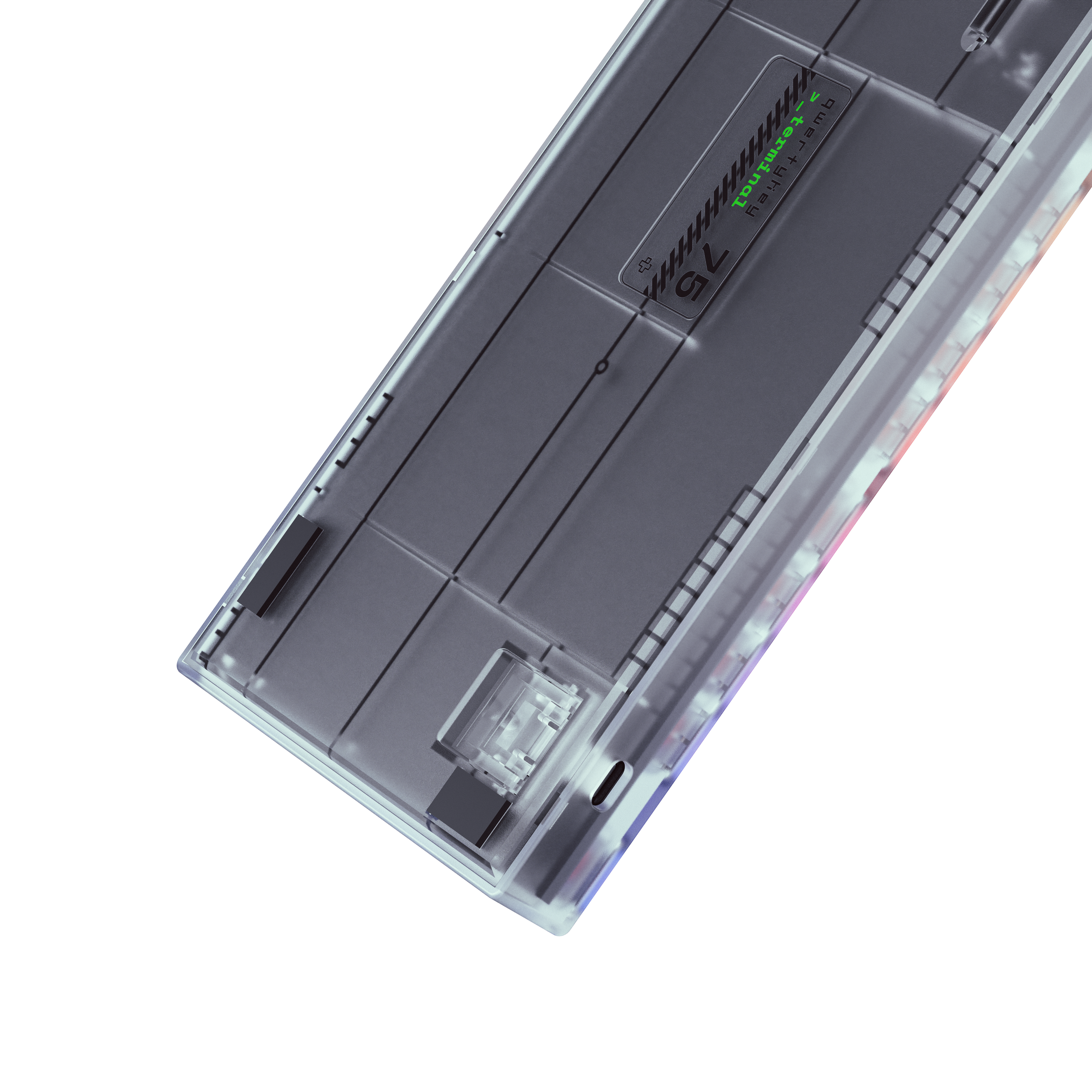 QwertyKey75 Terminal Bluetooth Wireless Hotswap RGB VIA/QMK Gasket Mounted Mechanical Gaming Keyboard