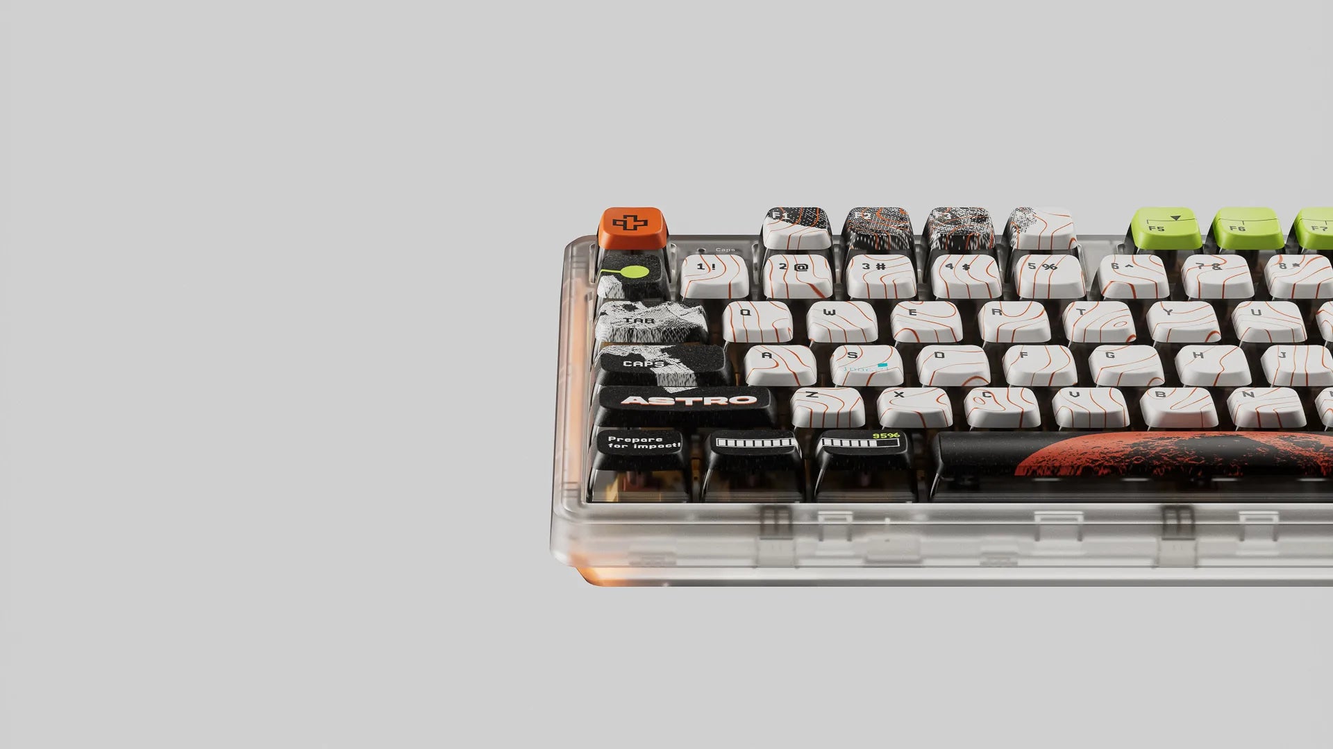 QwertyKey80 Astro Bluetooth Wireless Hotswap RGB QMK/VIA-L Gasket Mounted Mechanical Gaming Keyboard with Screen