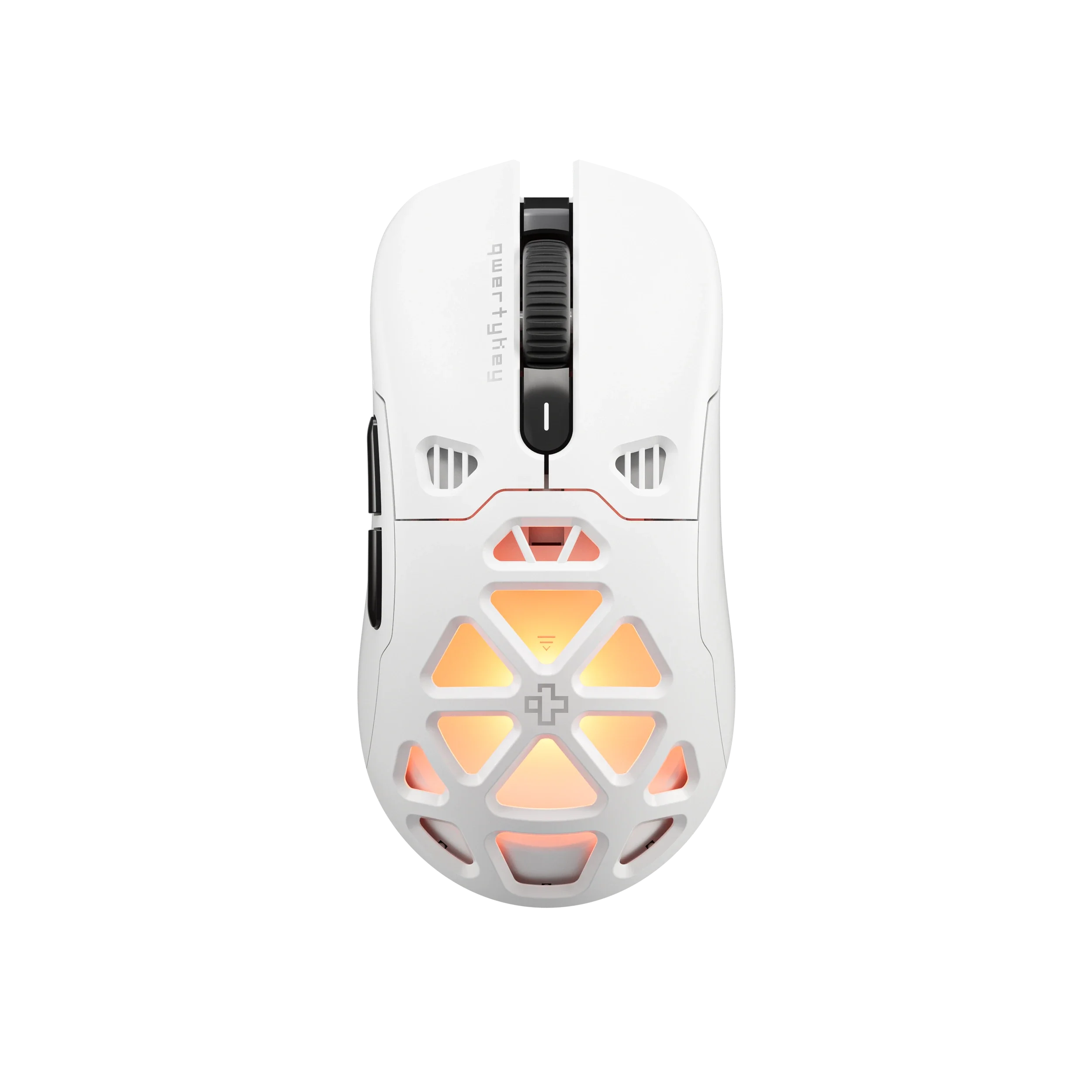 QwertyKey QKM1 White Wireless Bluetooth Charging Dock Mouse