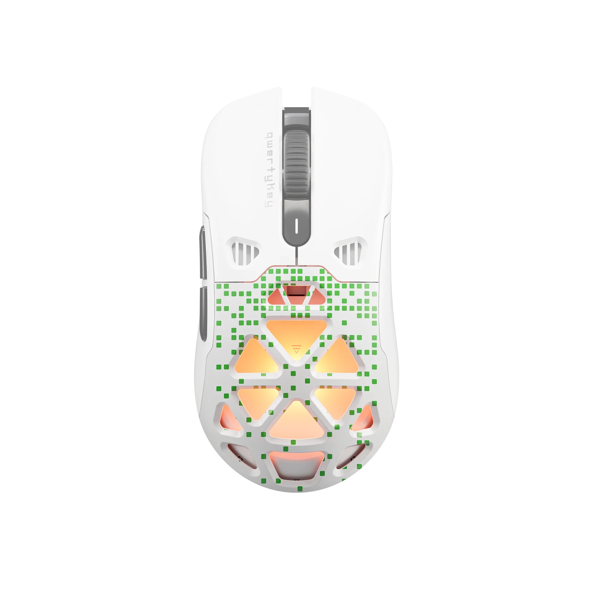 QKM1 Matrix White Mouse Cover