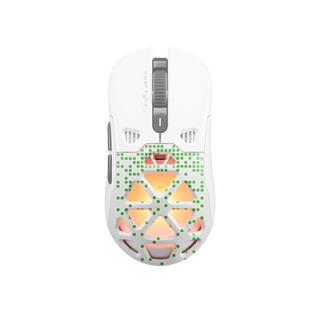 QKM1 Matrix White Mouse Cover