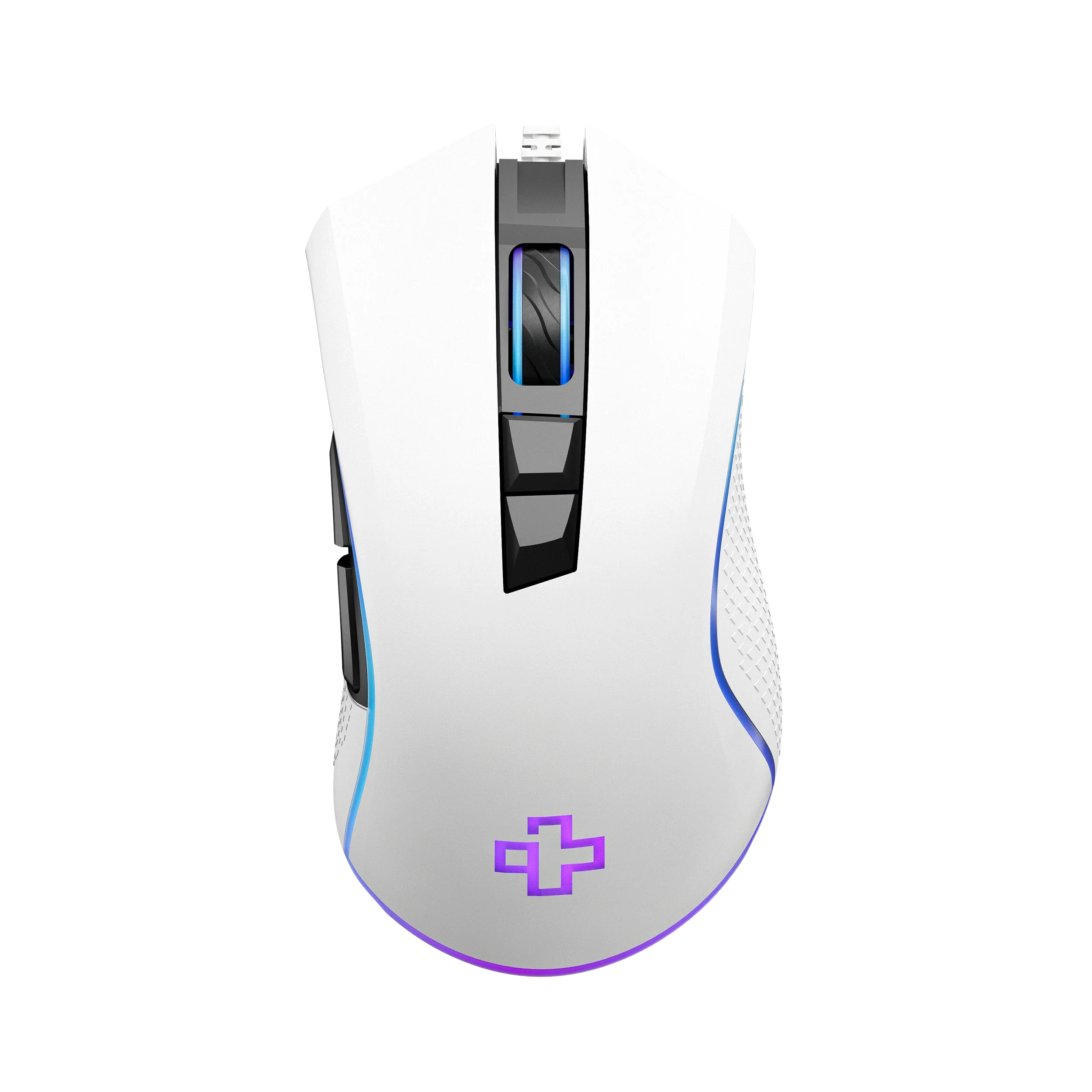 QwertyKey Forge White, RGB, 12.000 DPI, Software Gaming Mouse