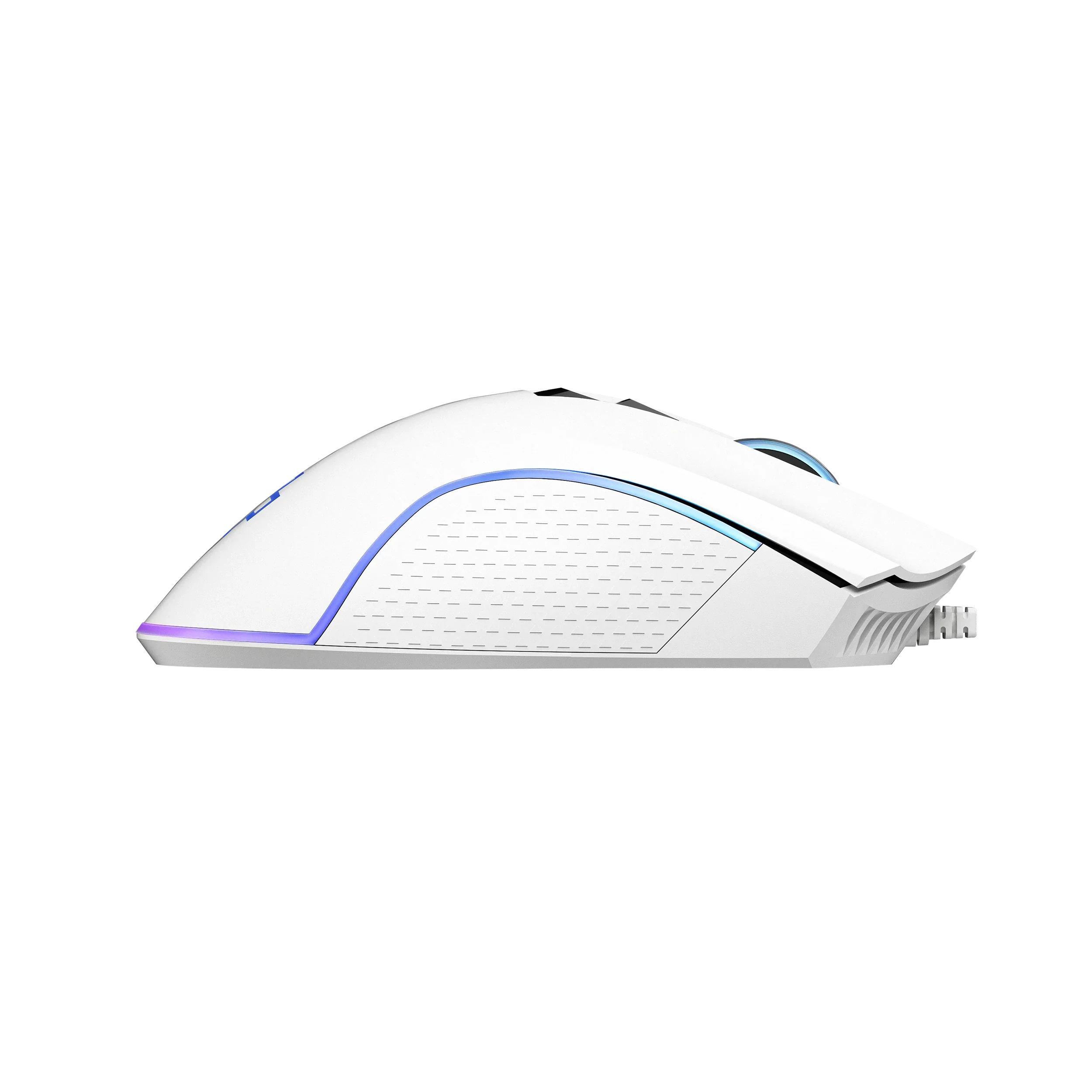 QwertyKey Forge White, RGB, 12.000 DPI, Software Gaming Mouse