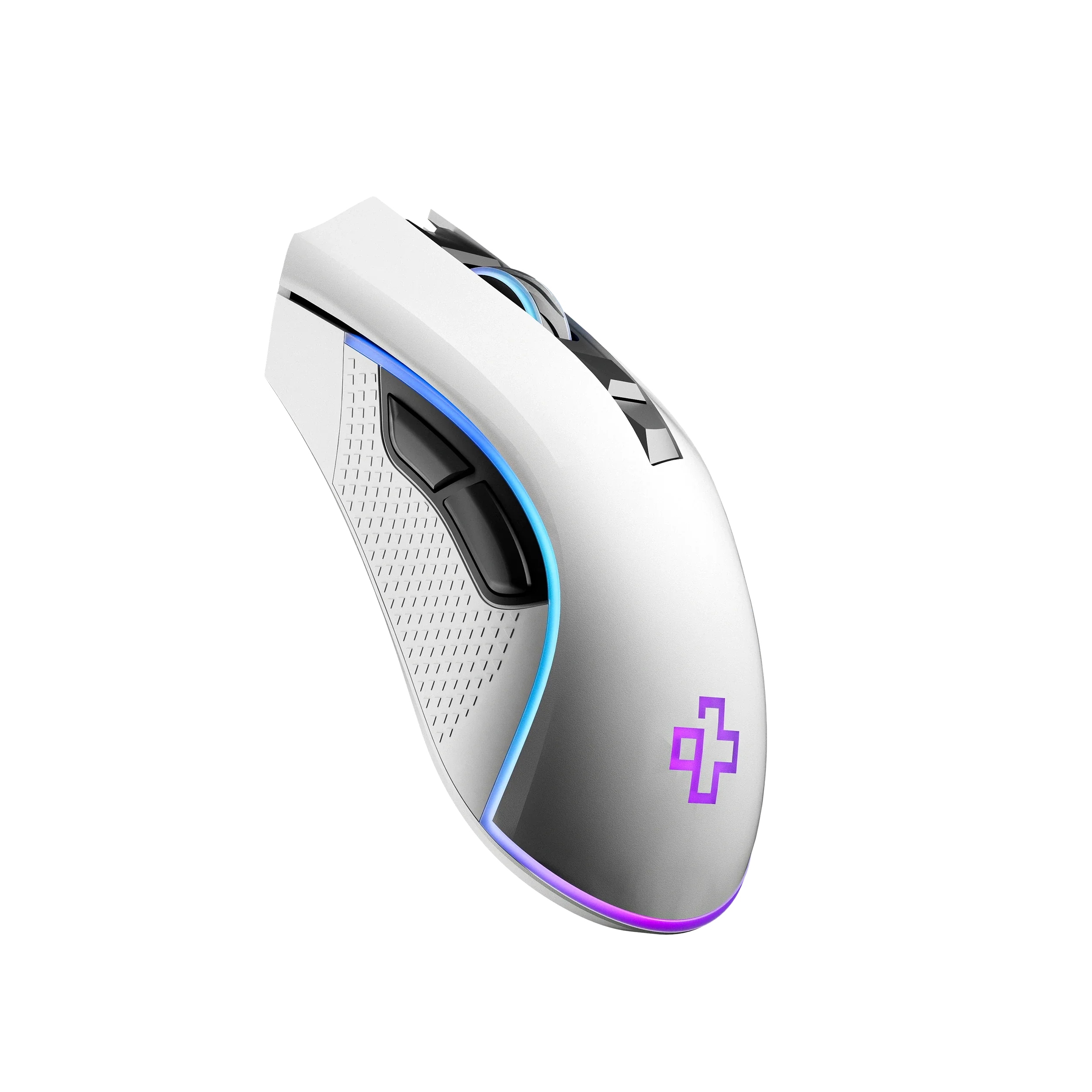 QwertyKey Forge White, RGB, 12.000 DPI, Software Gaming Mouse