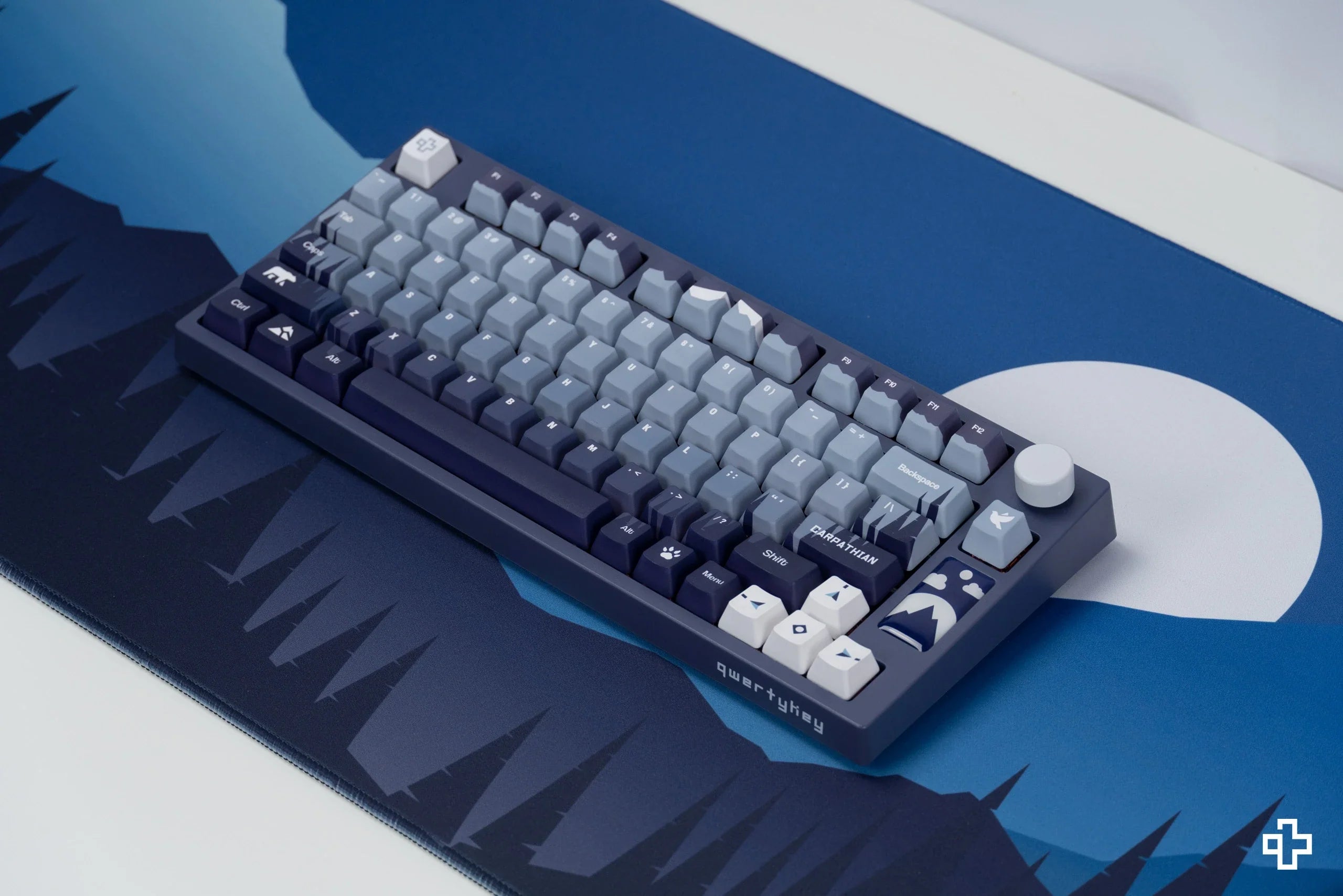 QwertyKey Carpathian Deskmat 4mm Stitched Edges