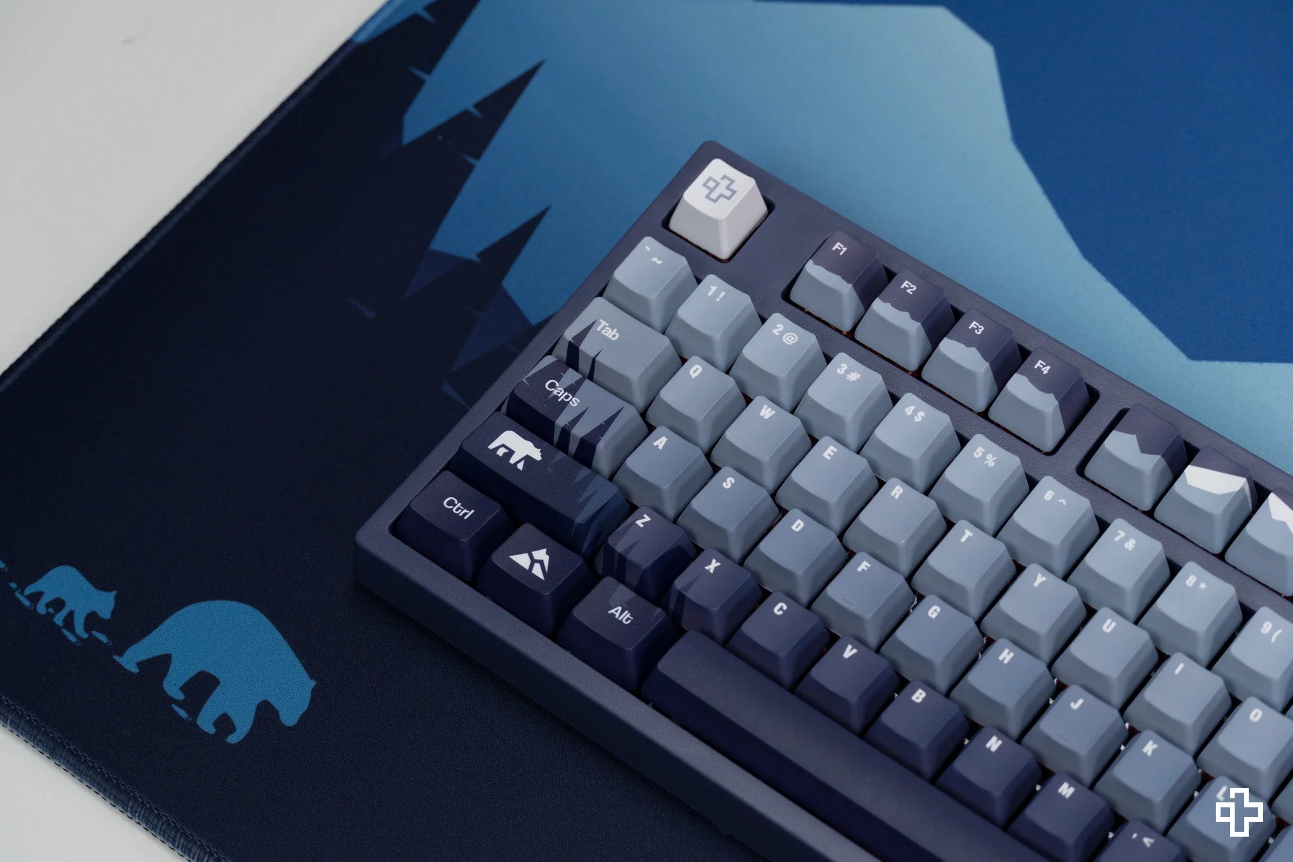 QwertyKey Carpathian Deskmat 4mm Stitched Edges