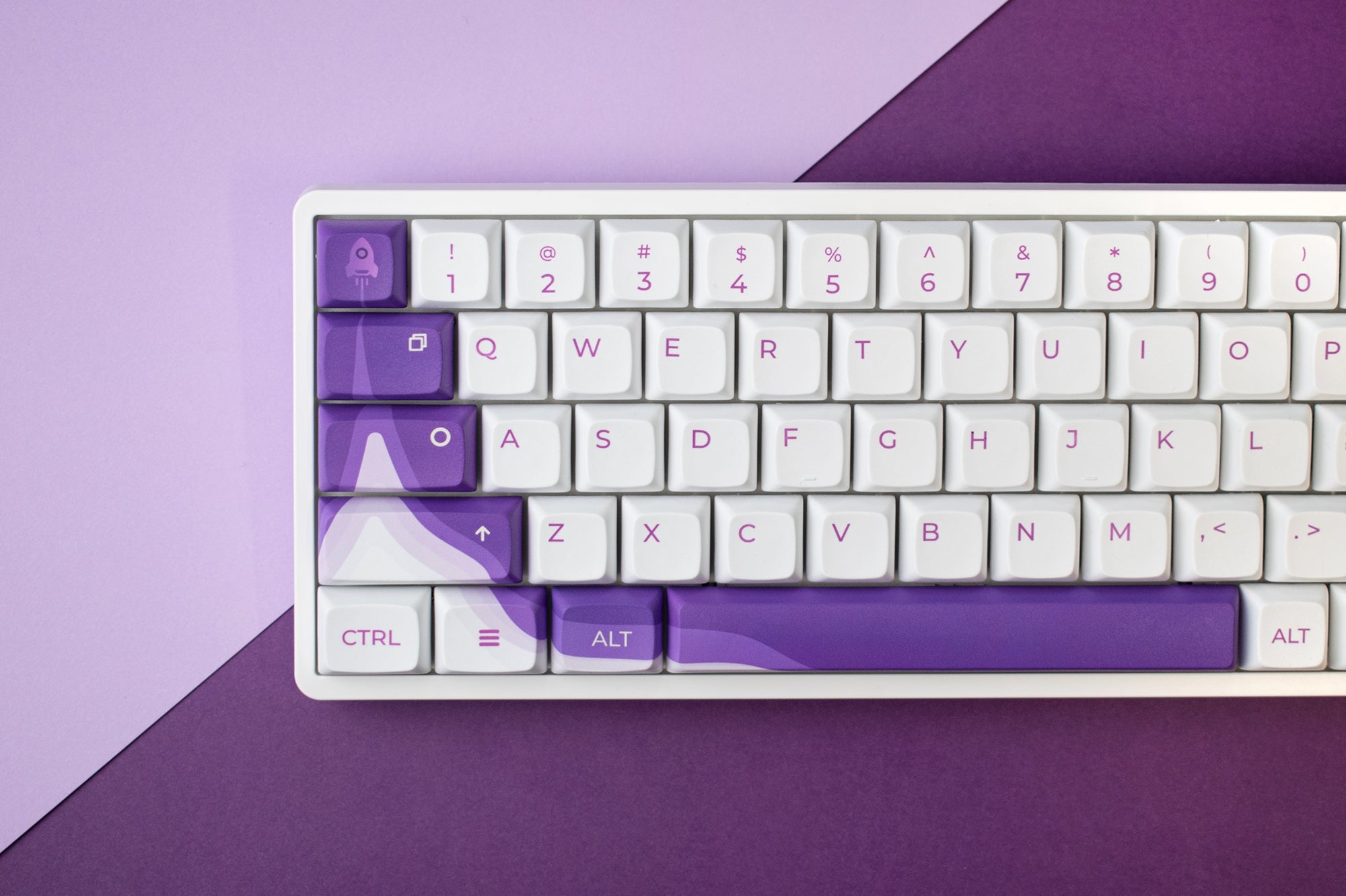 Keycap Set QwertyKey LiftOff Profile XDA Material PBT - QwertyKey