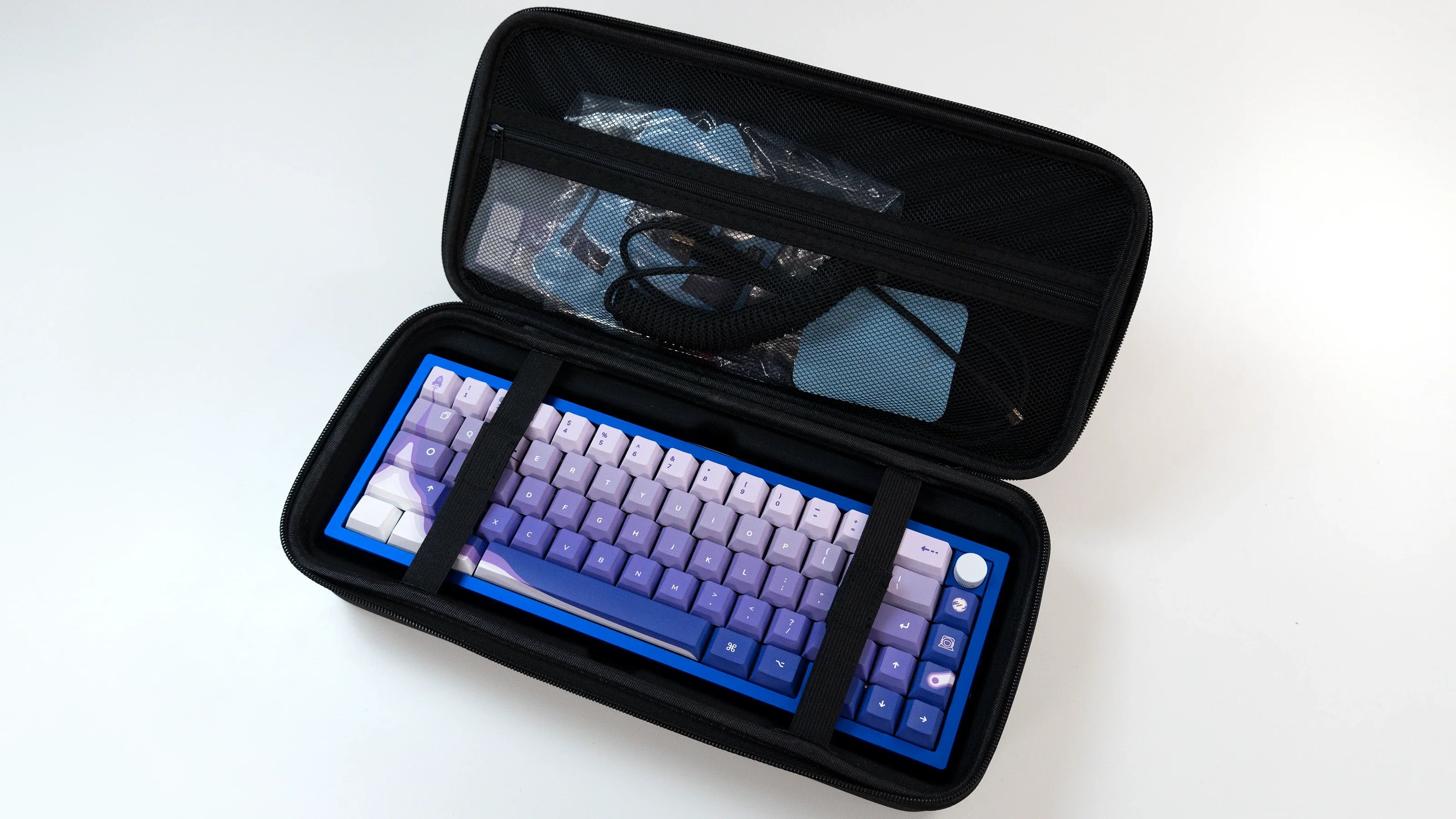 QwertyKey x Meletrix Zoom65 V3 Liftoff, Custom Aluminum Keyboard, Bluetooth, Wireless, QMK/VIA, Full RGB