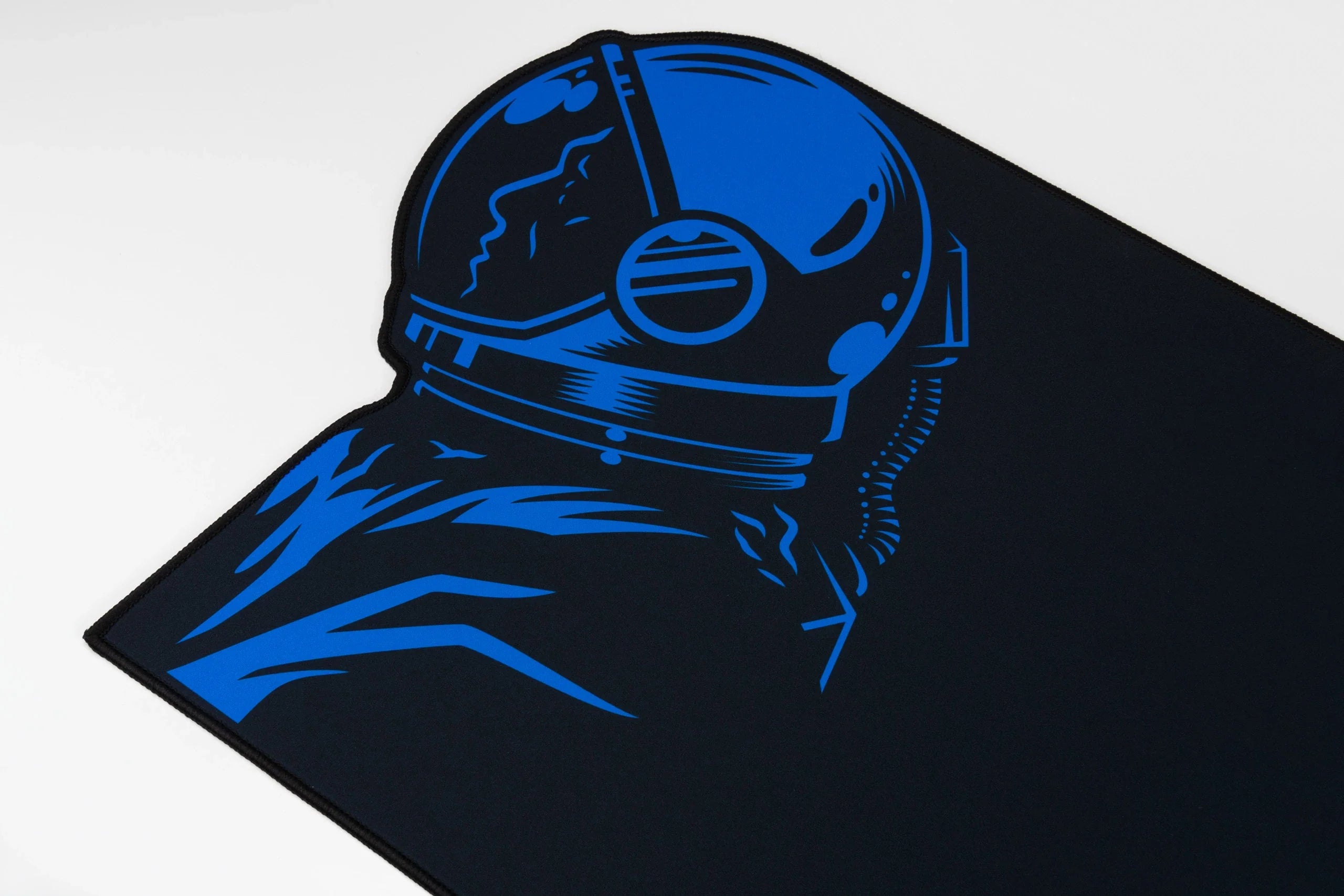 QwertyKey Spaceman Irregular Shape Deskmat 4mm Stitched Edges
