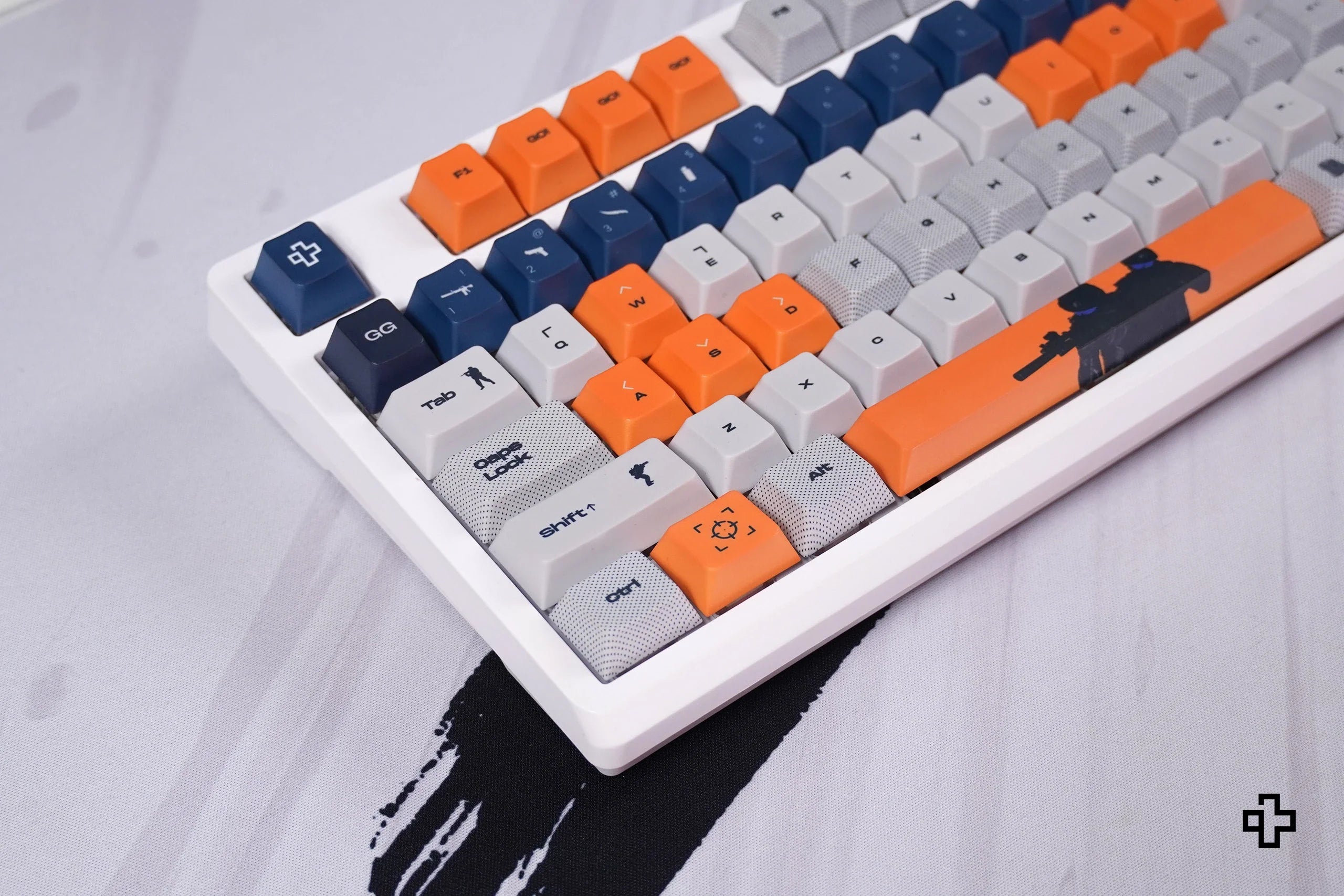 QwertyKey CS Dye Sub Cherry Profile Keycap Set