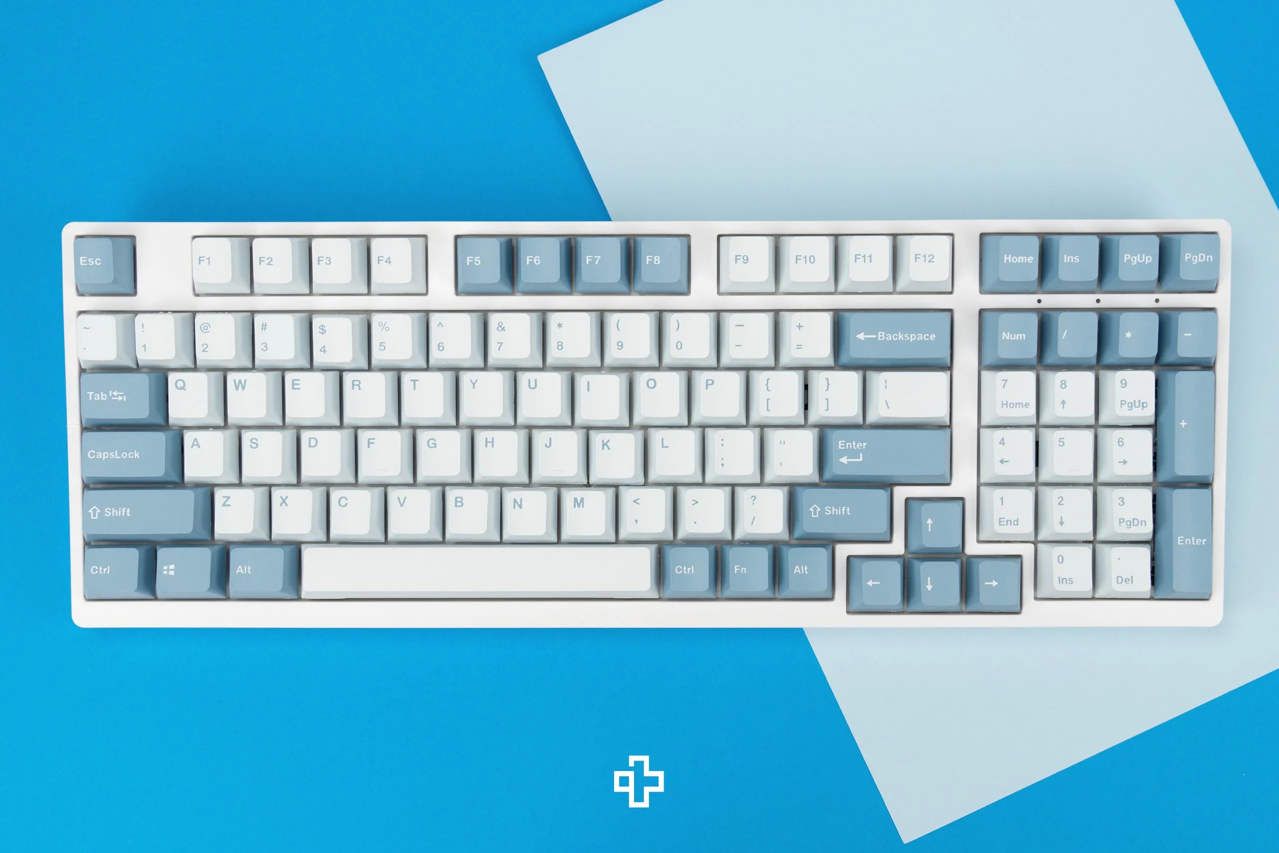 QwertyKey Iceberg PBT Double Shot OEM Profile Keycap Set