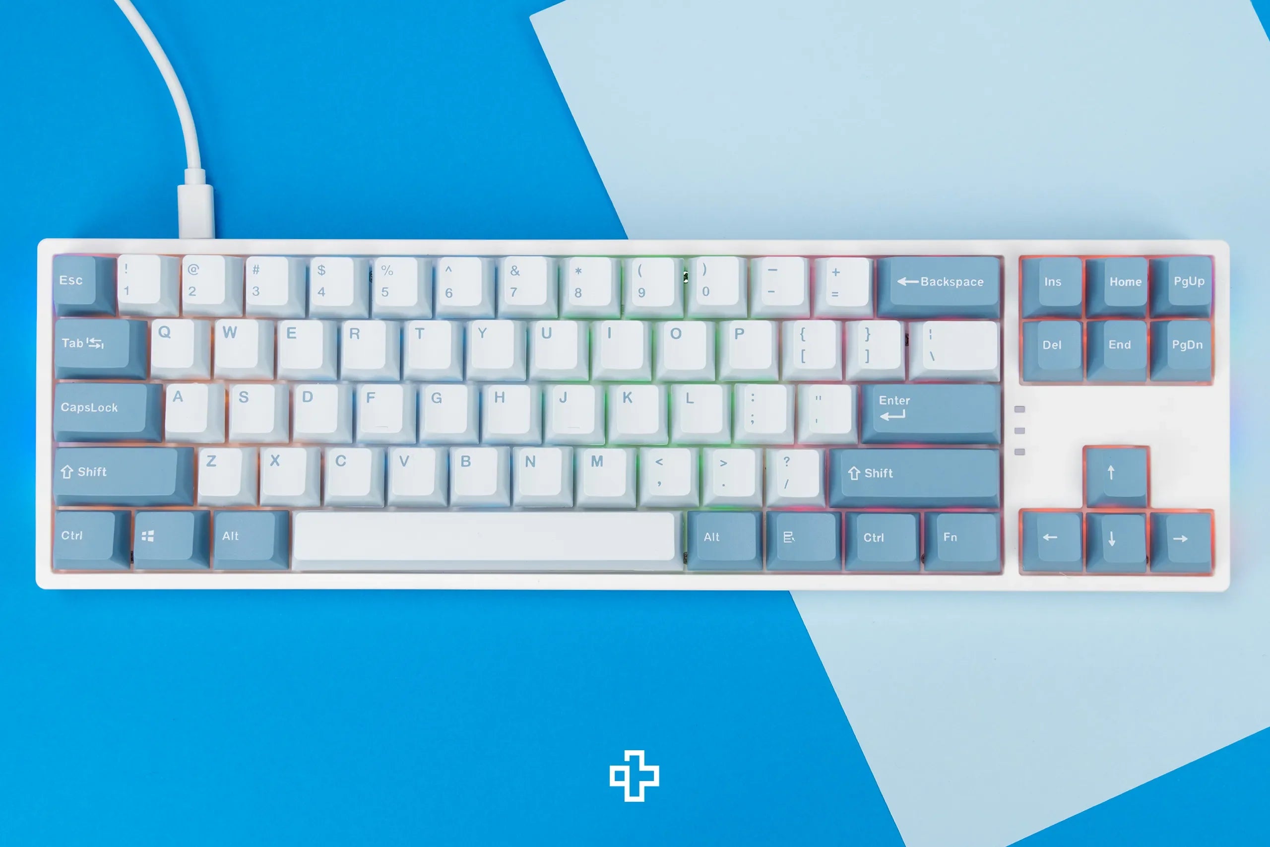 QwertyKey Iceberg PBT Double Shot OEM Profile Keycap Set