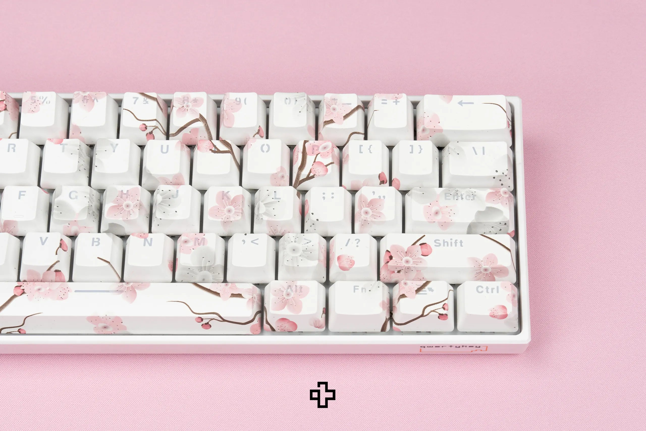 Sakura Translucent OEM Profile ABS double shot Keycap Set